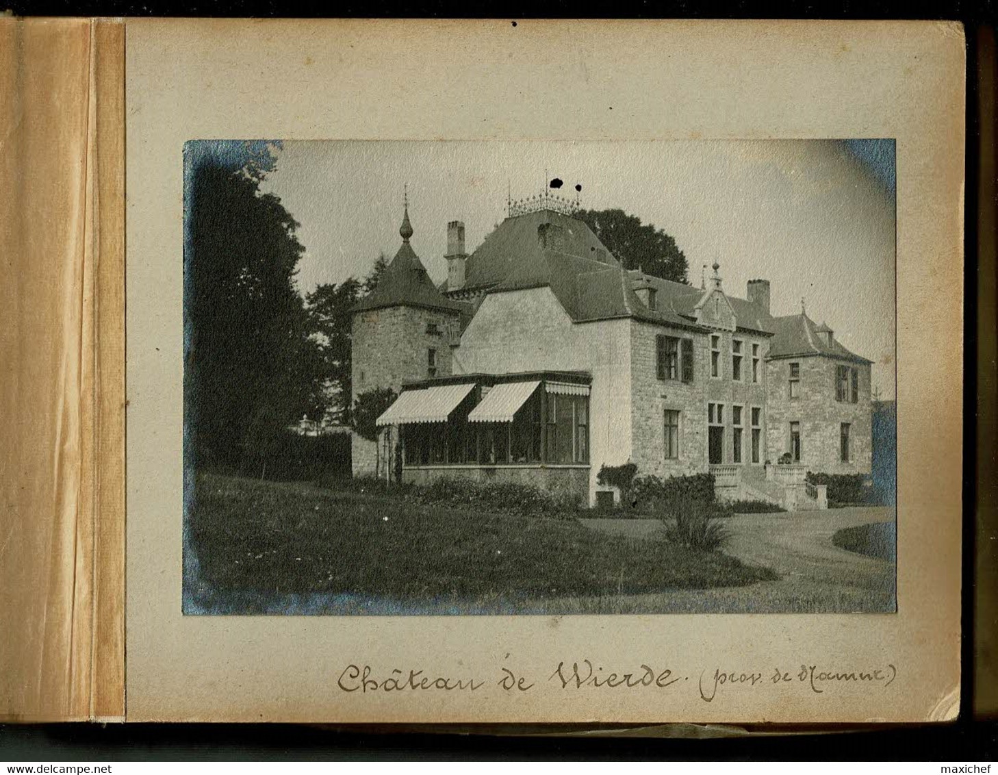 Album photo Famille Luxembourg "Villégiatures et Loisirs" de 1898 à 1904 - dans son jus, reliure abimée, tout est scanné