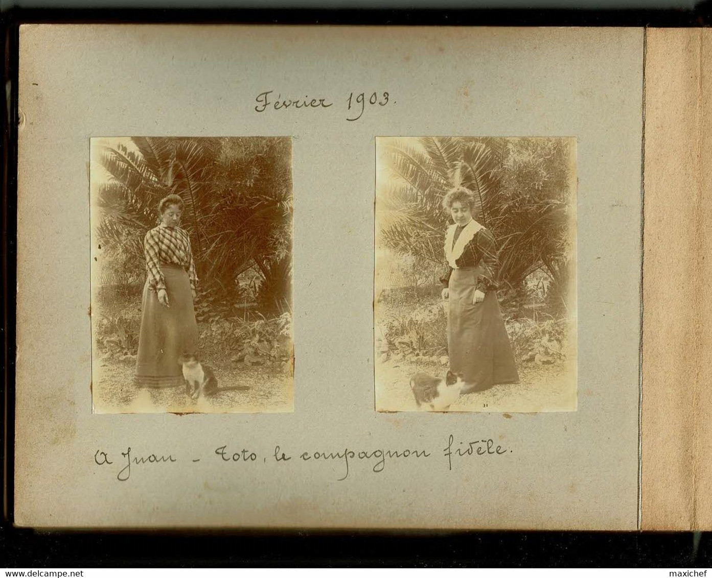 Album photo Famille Luxembourg "Villégiatures et Loisirs" de 1898 à 1904 - dans son jus, reliure abimée, tout est scanné