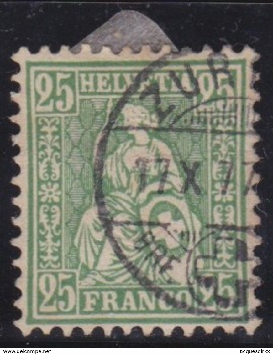 Suiisse     .   Y&T      .     54   (2 Scans)    .     O   .       Oblitéré     .   /   .   Gebraucht - Used Stamps