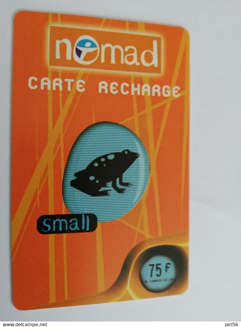 FRANCE/FRANKRIJK  NOMAD CARTE  SMALL/FROG   NOMAD OU SPOT   75 FR  PREPAID  USED    ** 9443** - Mobicartes: Móviles/SIM)