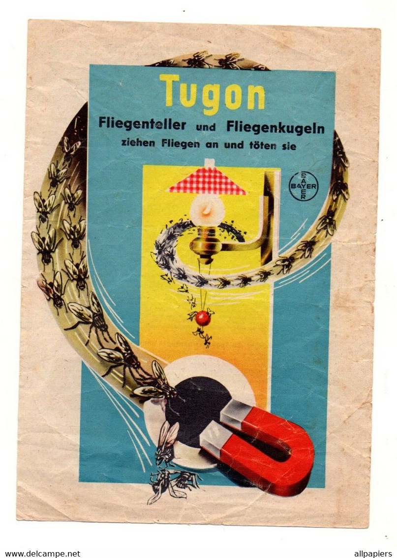 Publicité Tugon Fliegenteller Und Fliegenkugeln Ziehen Fliegen An Und Toten Sie - 1950 - ...