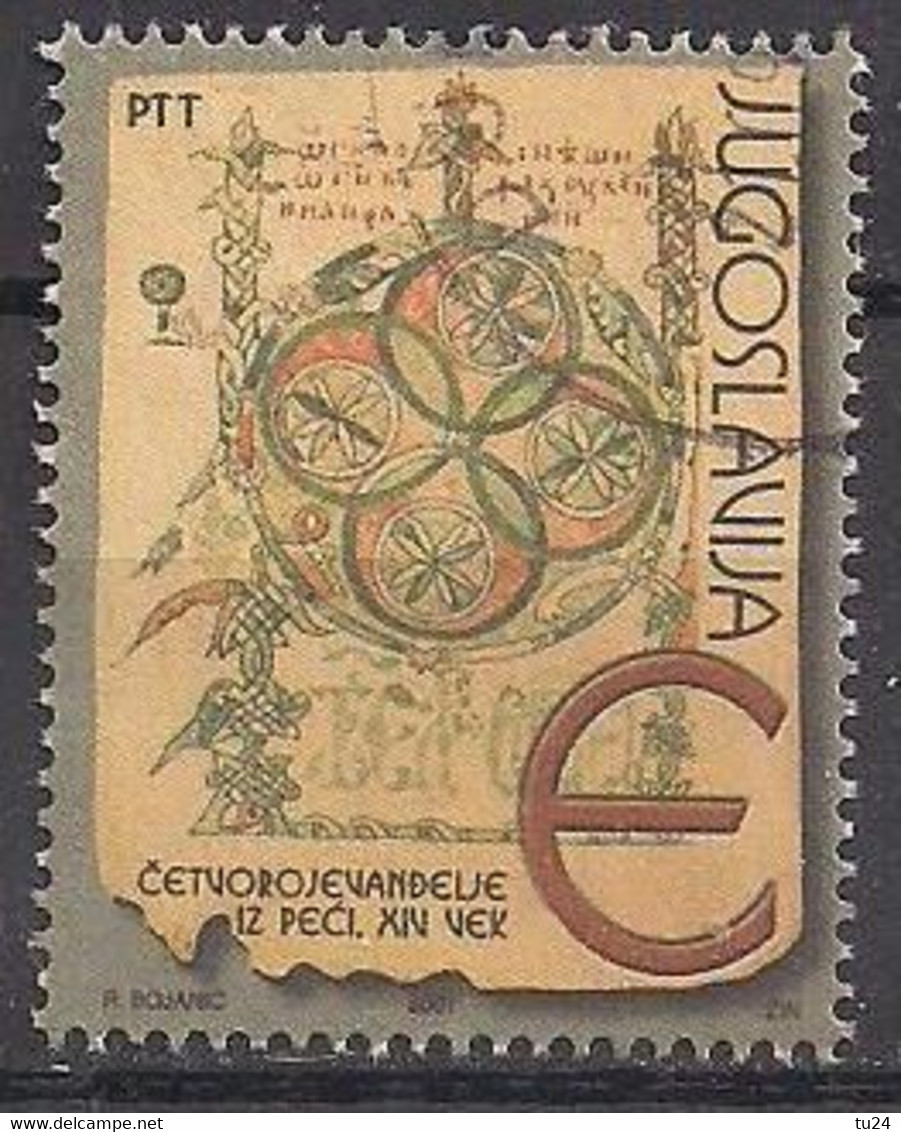 Jugoslawien  (2001)  Mi.Nr.  3036  Gest. / Used  (5ci18) - Oblitérés