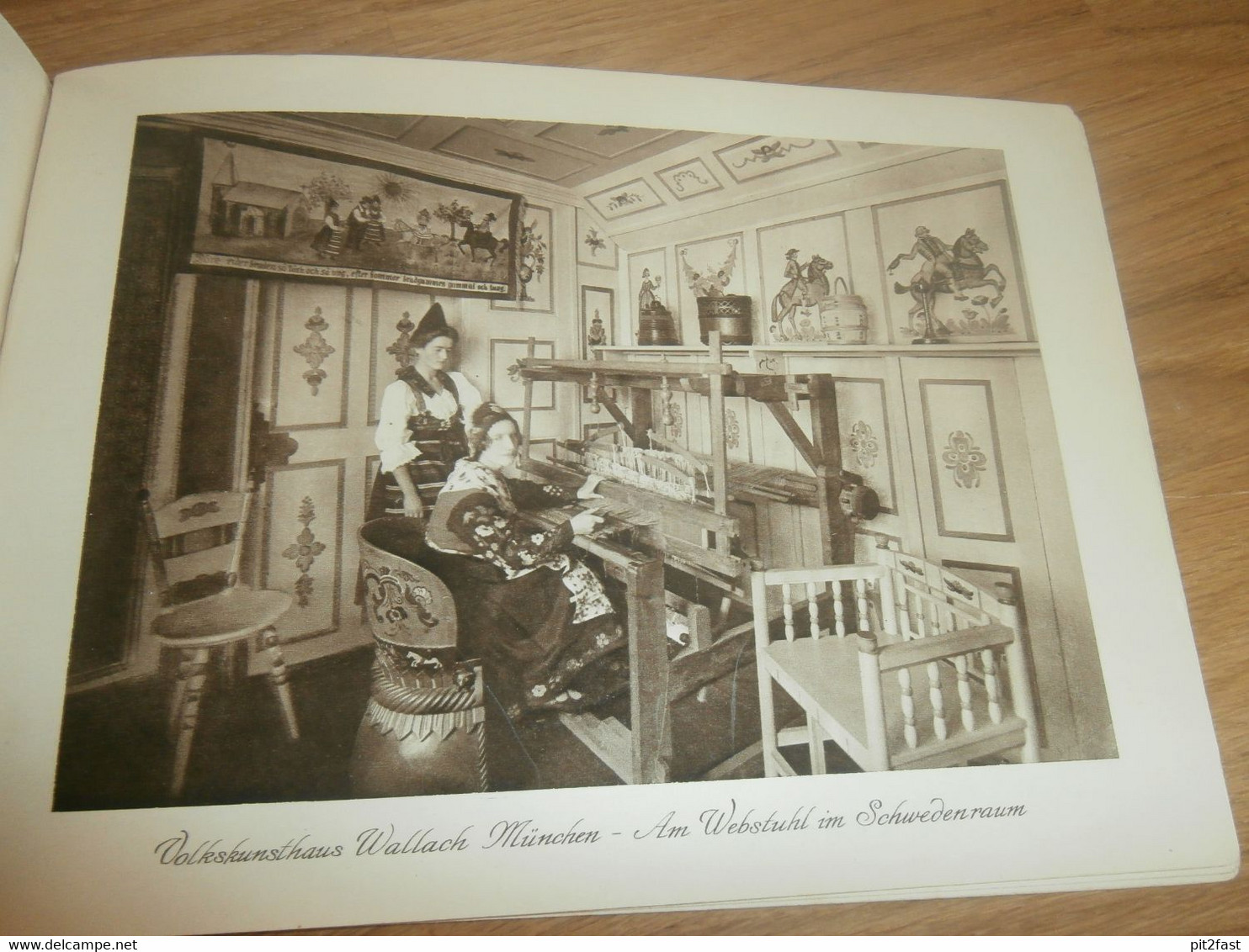 Katalog / Prospekt - Volkskunsthaus Wallach in München , 1921 , Trachten , Mode , Völkerkunde , Kunst , Handarbeit !!!