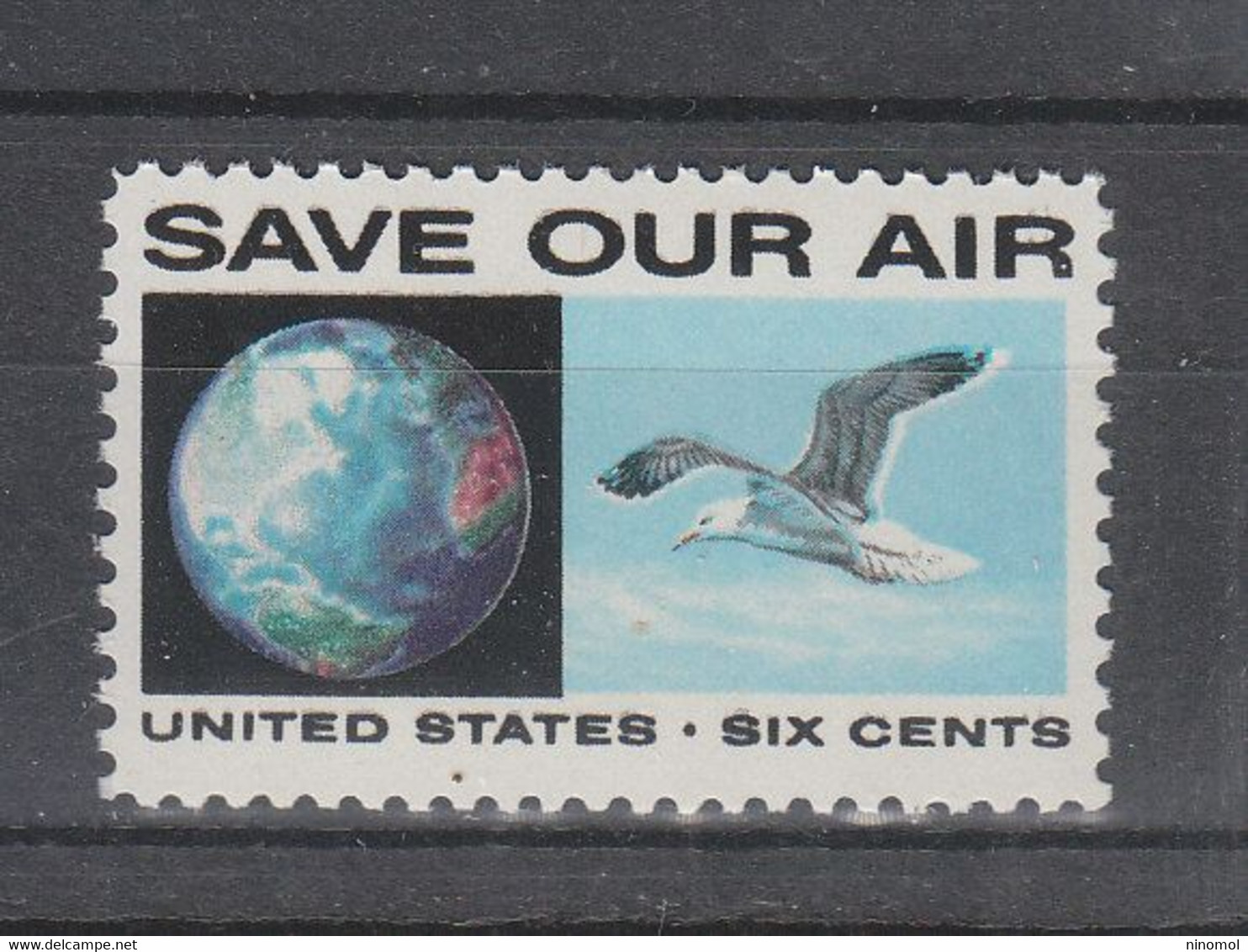 U.s.a.  - 1970. Salva La Nostra Aria. Gabbiano. Save Our Air. Seagull . MNH - Pollution