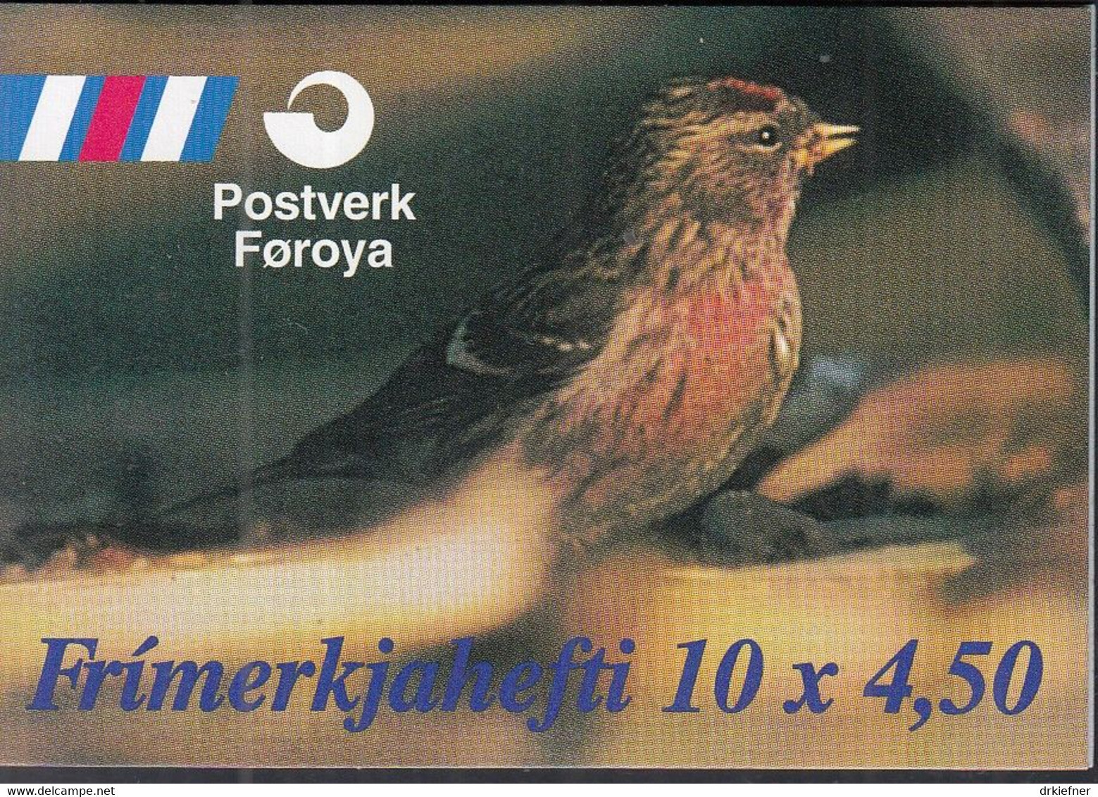 FÄRÖER  Markenheftchen 13, Postfrisch **, Vögel, 1997 - Faroe Islands