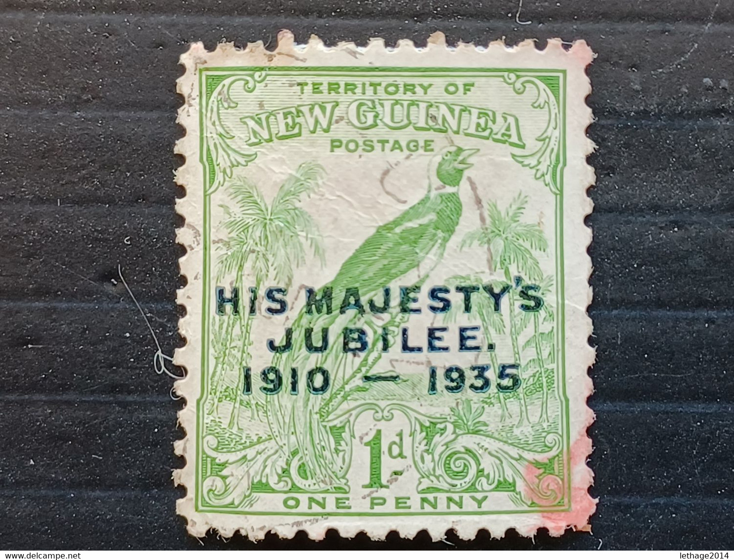 NEW GUINEA 1935 BIRD OF PARADISE OVERPRINT Gibbons N.206 - Neue Republik (1886-1887)