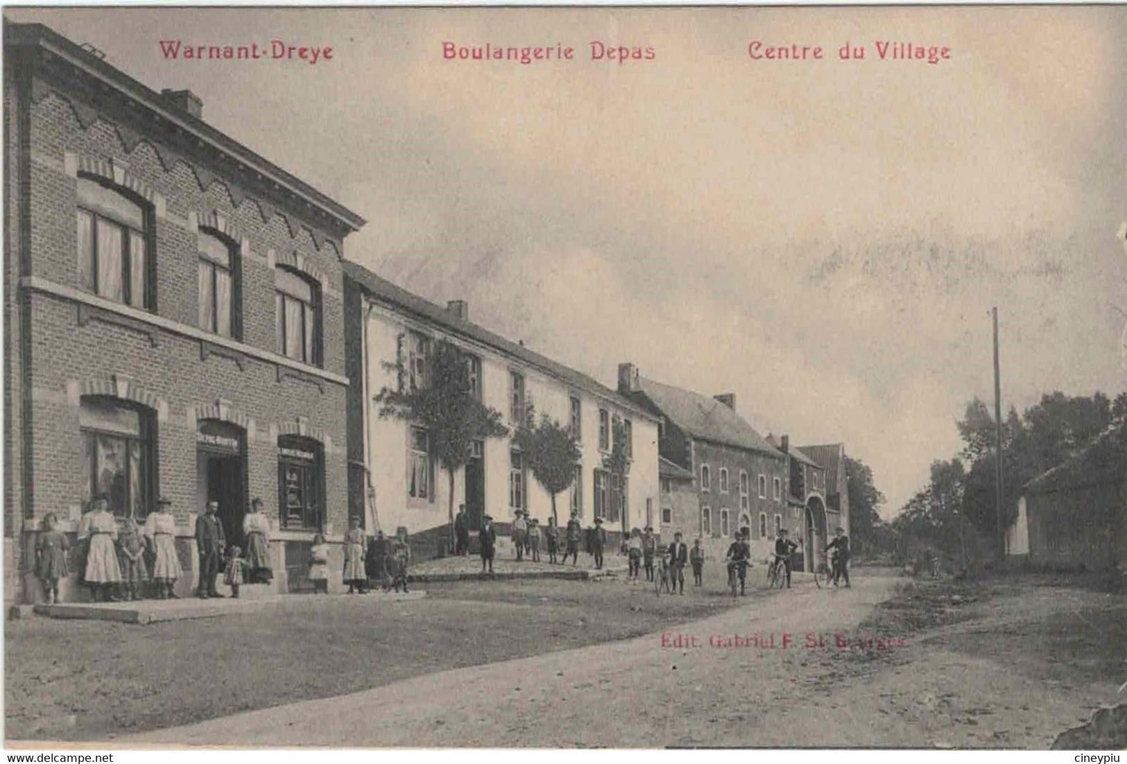 Villers Le Bouillet - Warnant Dreye - Boulangerie DEPAS - Ed. Gabriel - Belle Animation - RARE - Villers-le-Bouillet