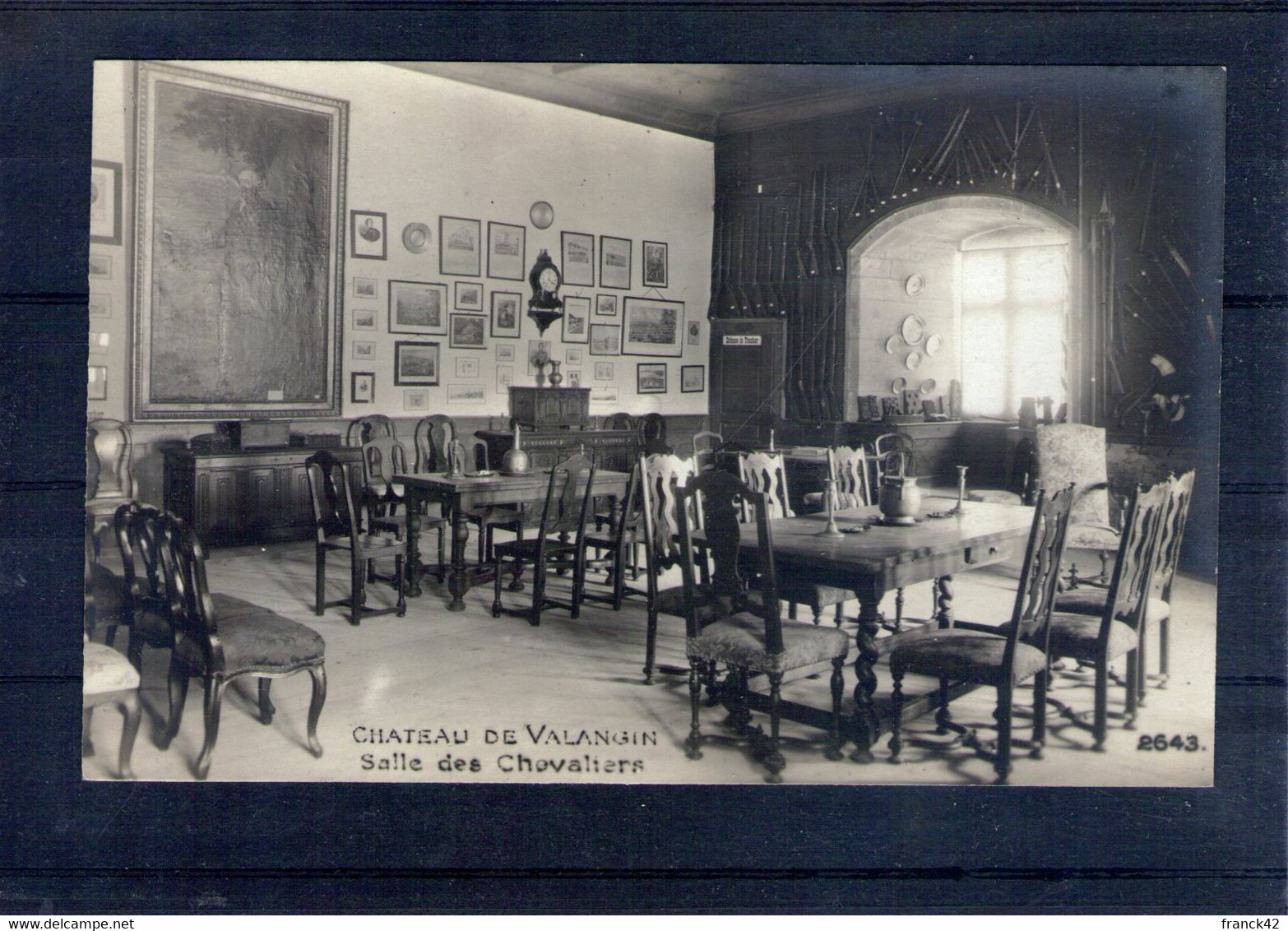 Suisse. Château De Valangin. Salle Des Chevaliers - Valangin