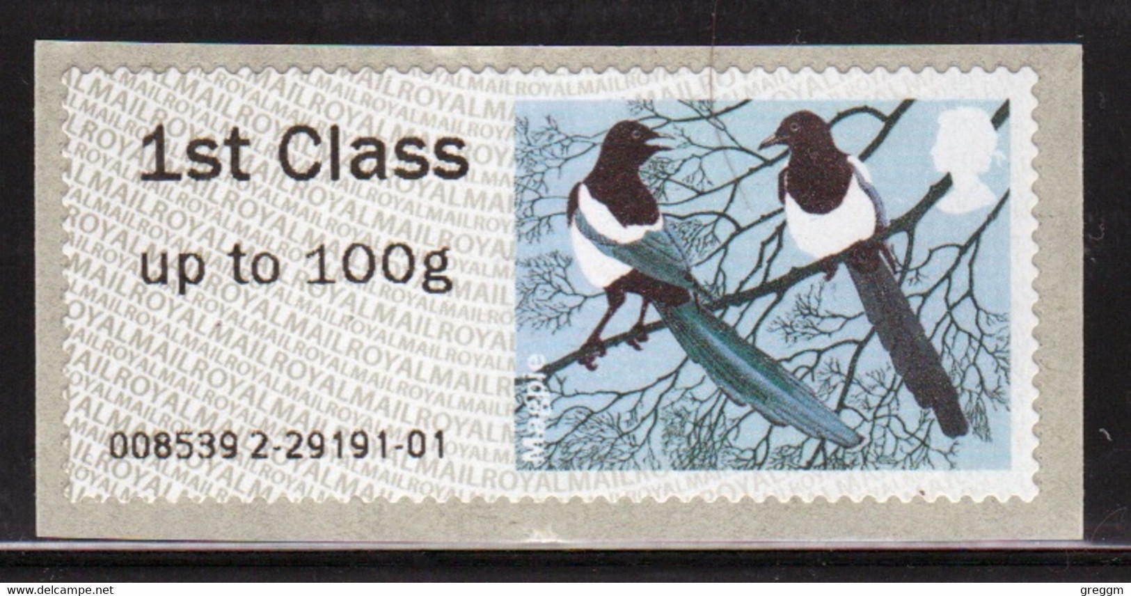 GB Post & Go Single Bird Of Britain 1st Class Fast Stamp In Unmounted Mint - Post & Go (automatenmarken)