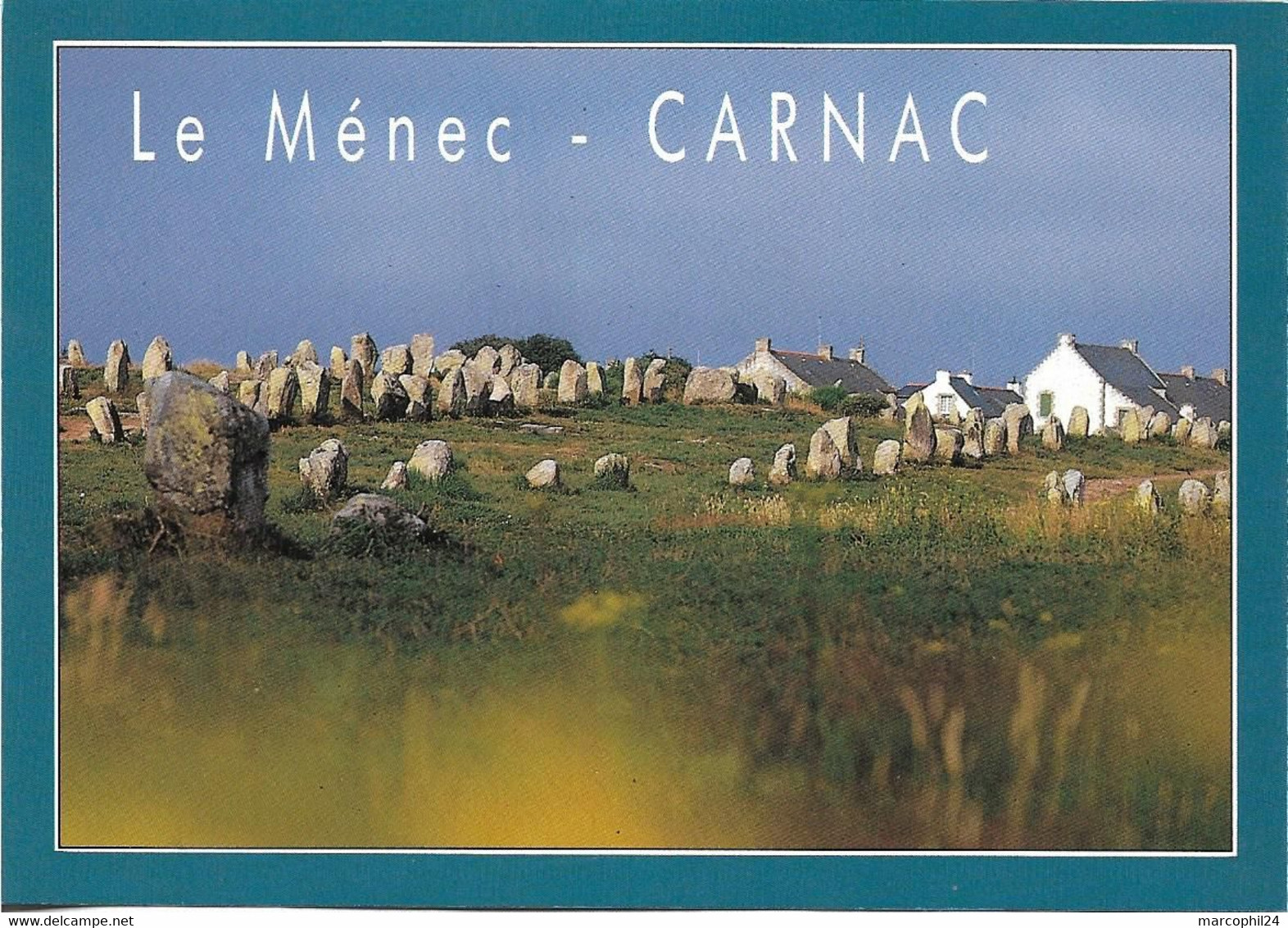 MEGALITHE + Carte Postale Neuve : CARNAC - Le Ménec - Les Alignements De Menhirs + Ed. JOS 6-7454 - Dolmen & Menhirs