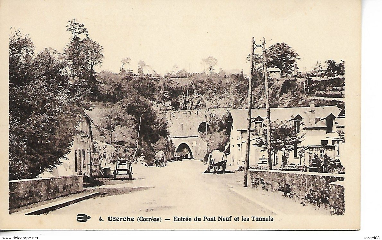 UZERCHE Correze Entrée Du Pont Neuf Et Les Tunnels 1941     ....AB - Uzerche