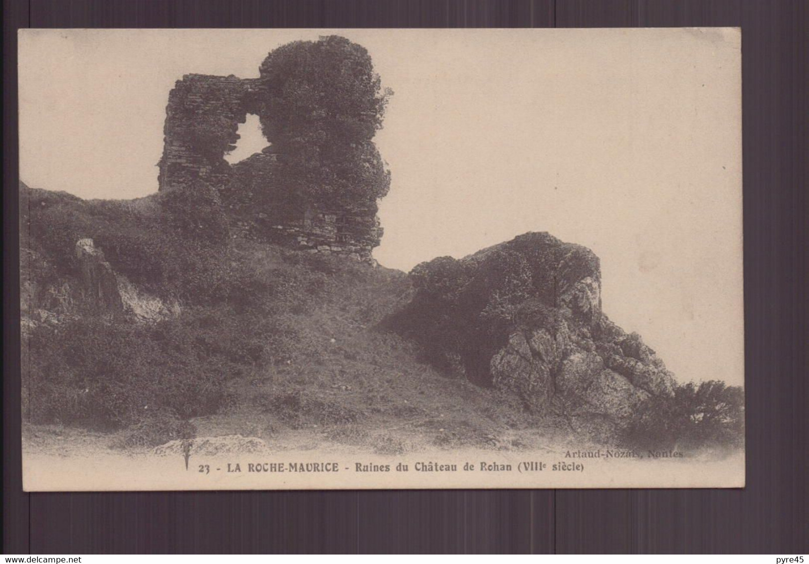 LA ROCHE MAURICE RUINES DU CHATEAU DE ROHAN 29 - La Roche-Maurice