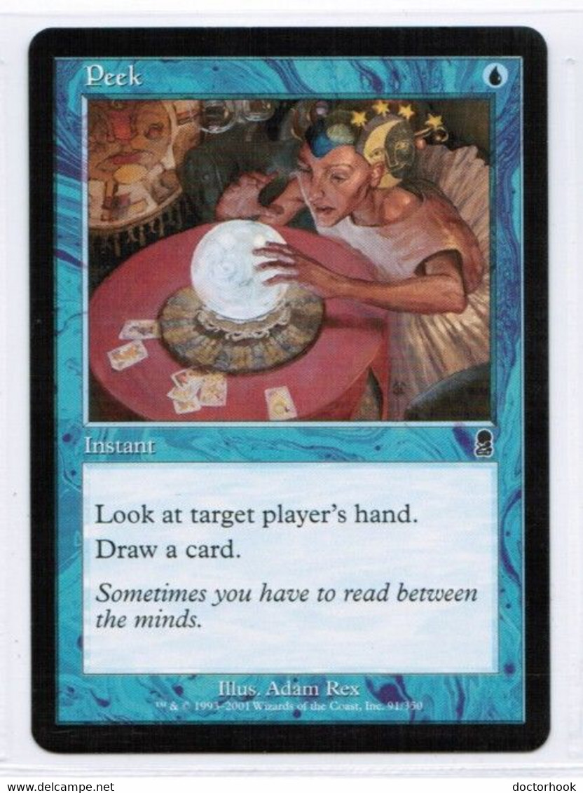 MAGIC The GATHERING  "Peek"---ODYSSEY (MTG--153-8) - Other & Unclassified