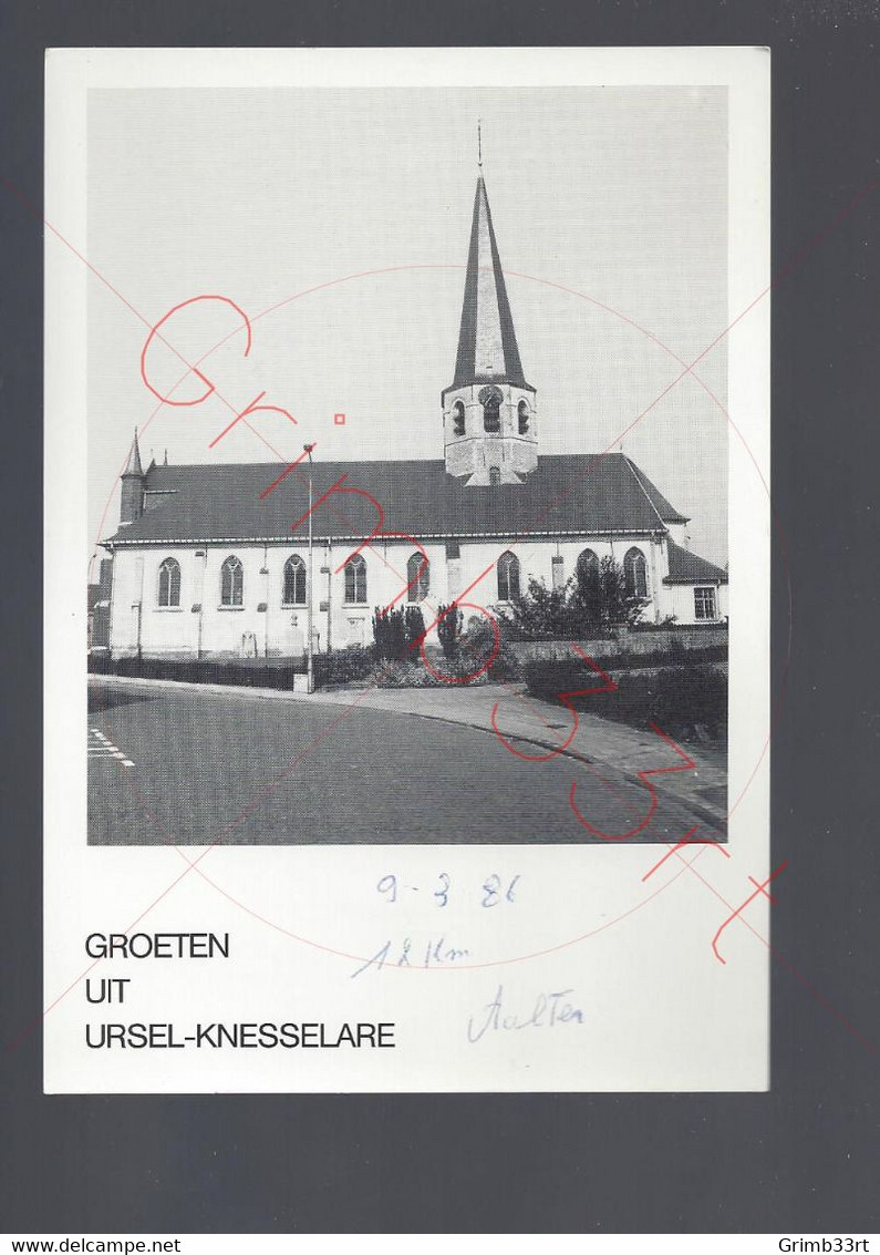 Knesselare (Ursel) - Sint-Medarduskerk - Postkaart - Knesselare