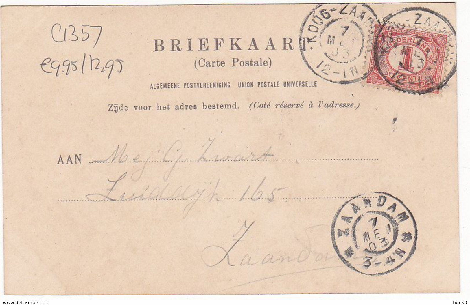 Koog Aan De Zaan Postkantoor C1357 - Zaanstreek