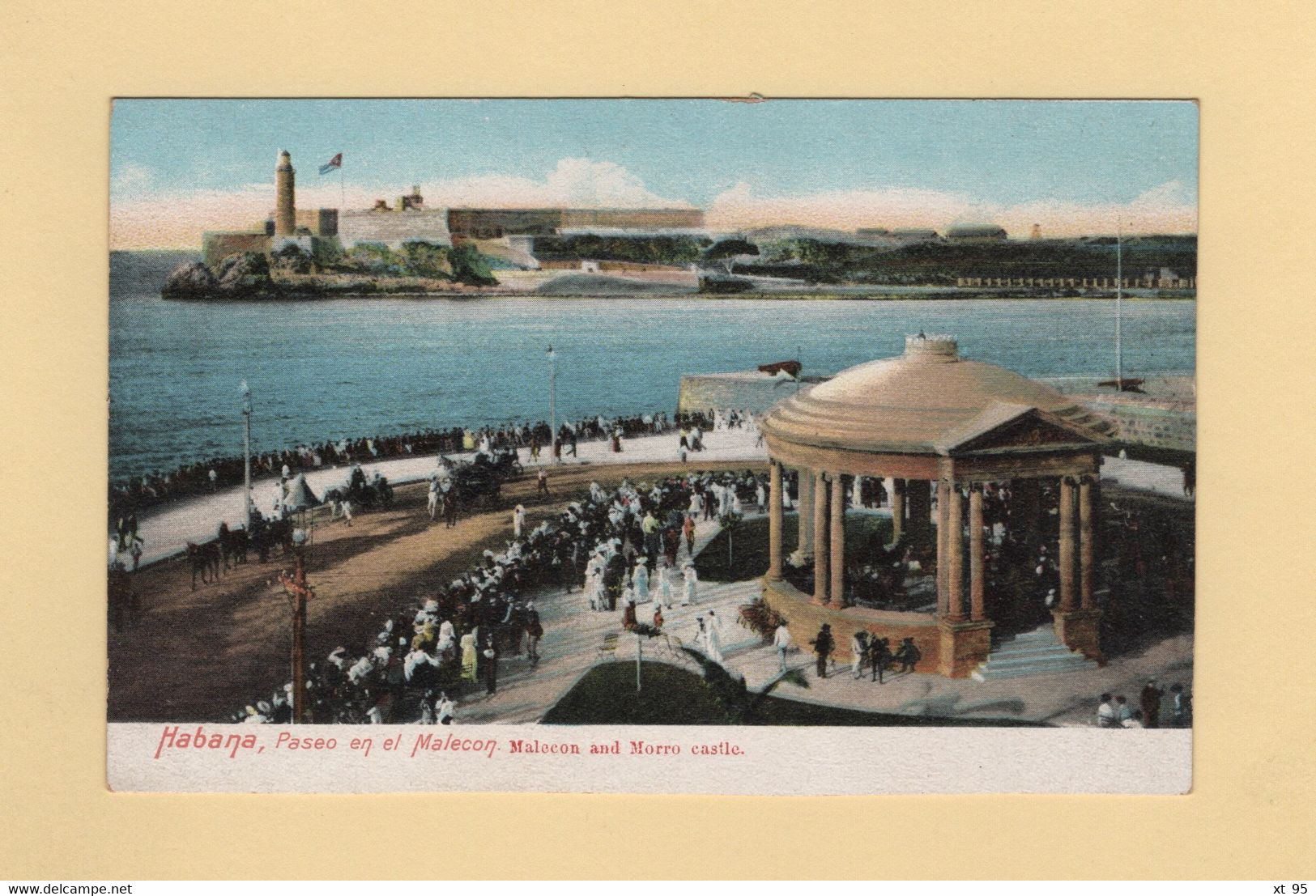 Cuba - Habana - Paseo En El Malecon - Malecon And Morro Castle - Cuba