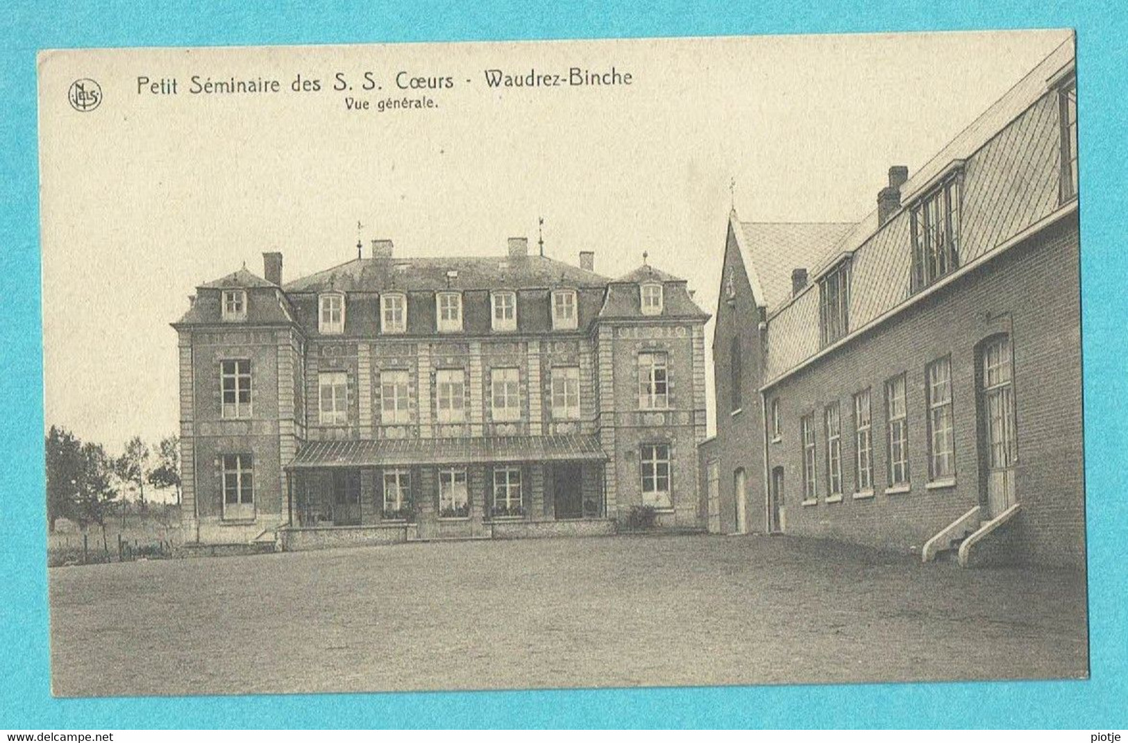 * Waudrez Binche (Hainaut - La Wallonie) * (Nels, Ern Thill) Petit Séminaire Des S.S. Coeurs, Vue Générale, Old, Rare - Binche