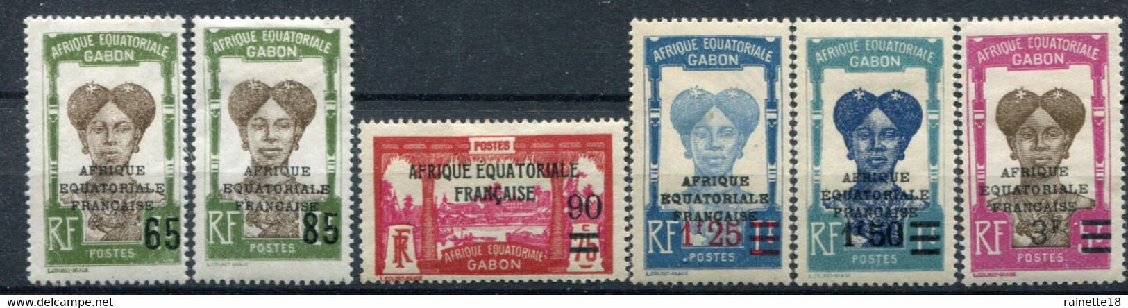 Gabon        108/112   * - Unused Stamps