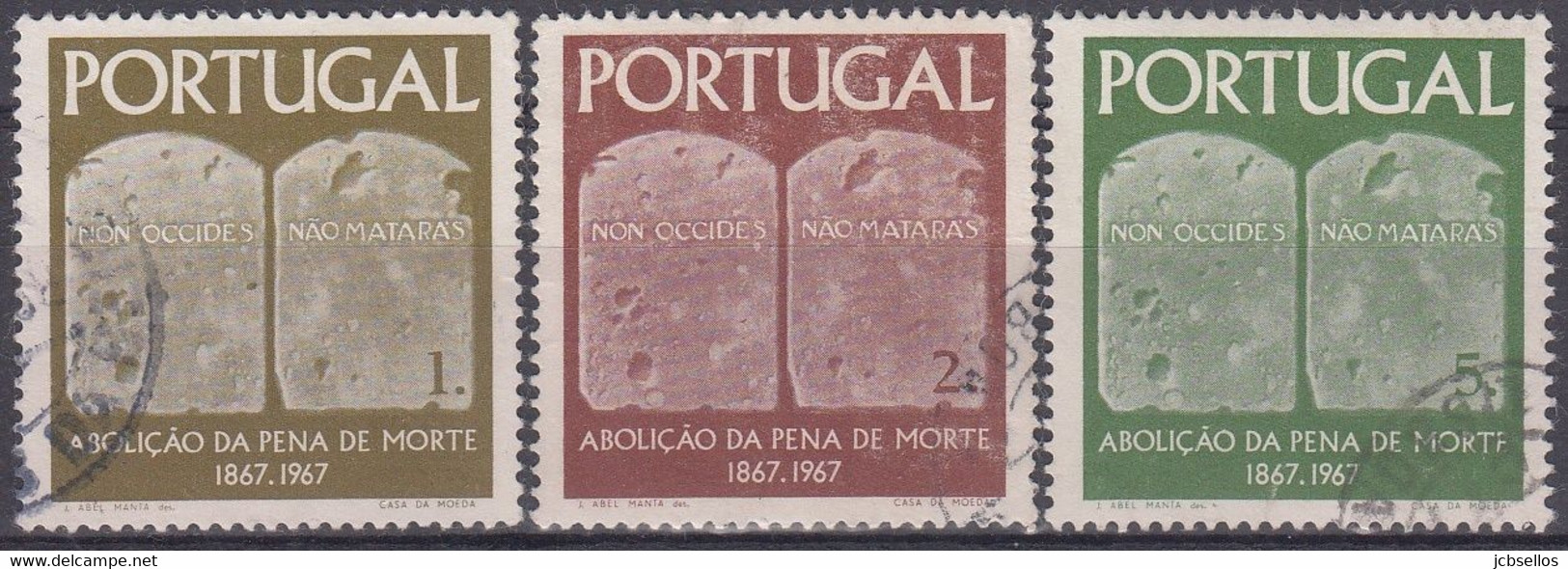 PORTUGAL 1967 Nº 1027/29 USADO - Oblitérés