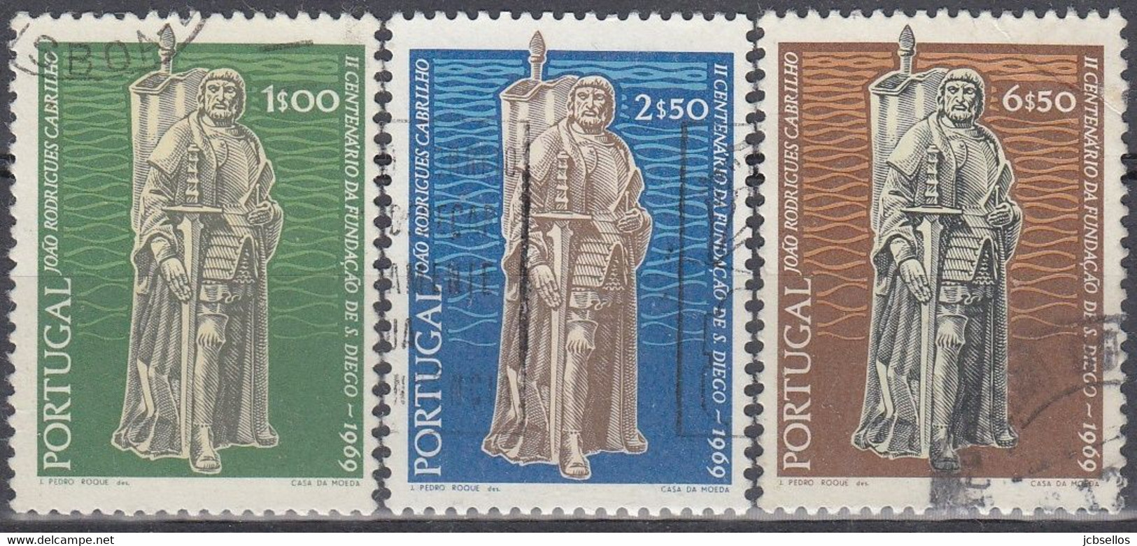 PORTUGAL 1969 Nº 1060/62 USADO - Oblitérés