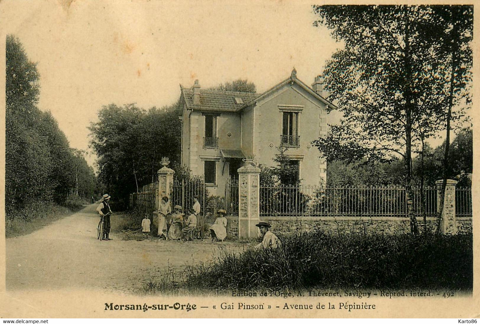 Morsang Sur Orge * Villa GAI PINSON , Avenue De La Pépinière * Villa Gai Pinson VILLA - Morsang Sur Orge