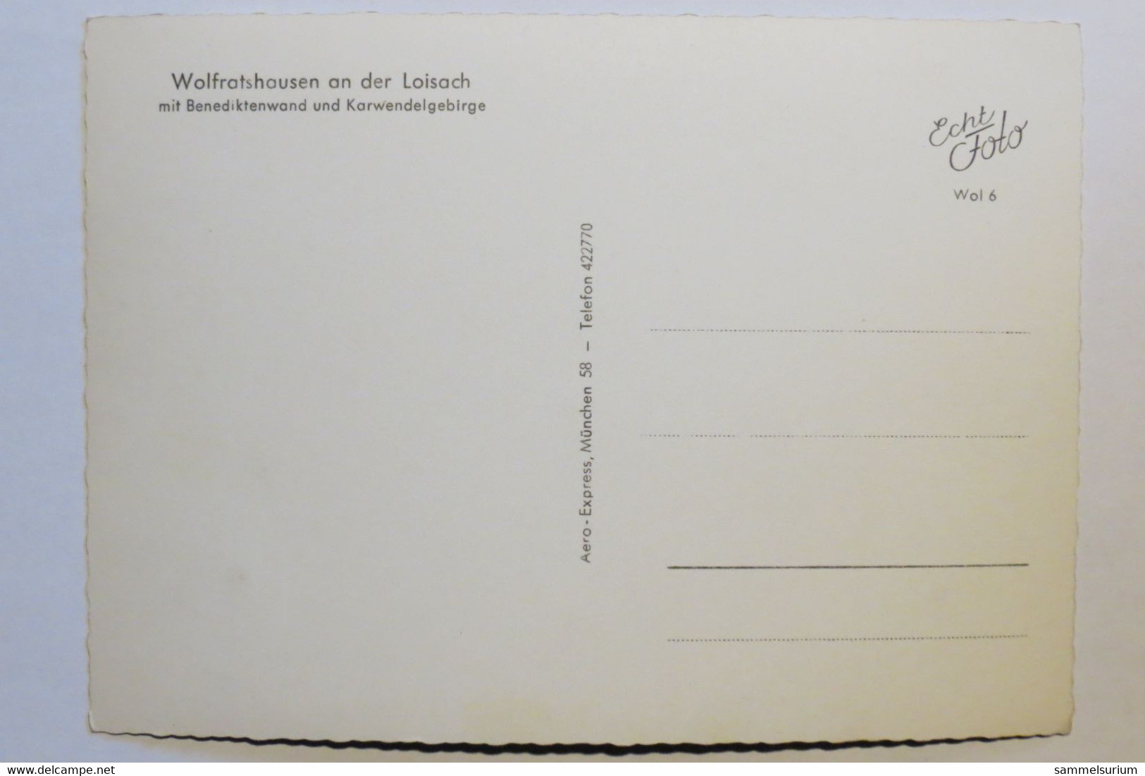 (12/2/21) AK "Wolfratshausen An Der Loisach" Mit Benediktenwand Und Karwendelgebirge - Wolfratshausen