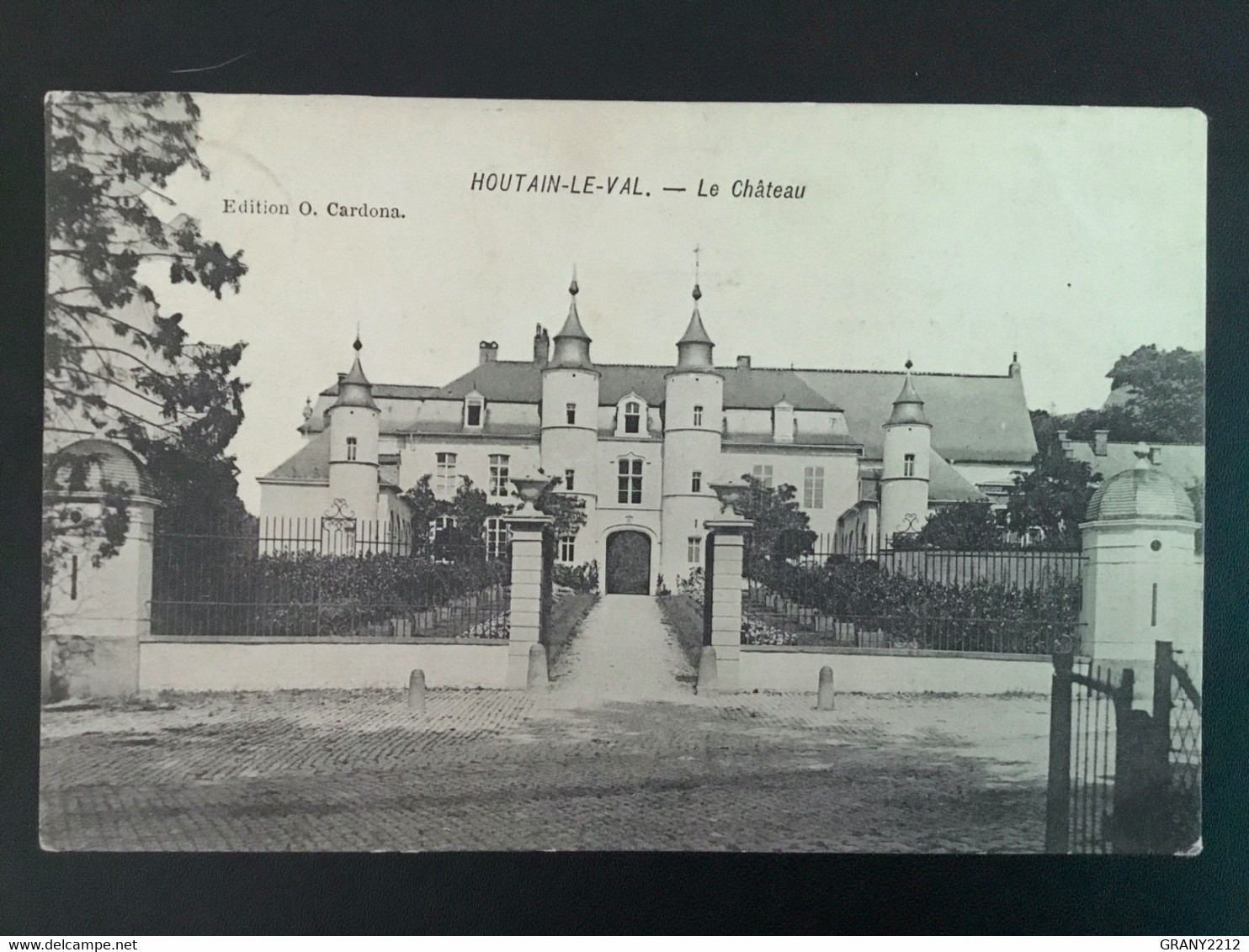 HOUTAIN -LE-VAL « LE CHÂTEAU 1907 »PANORAMA ( Edt O.Cardona ) - Genappe