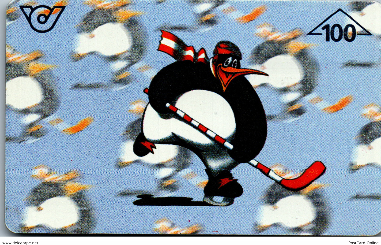 31982 - Österreich - Motiv Pinguin , Eishockey WM 96 , Hockey - Oesterreich