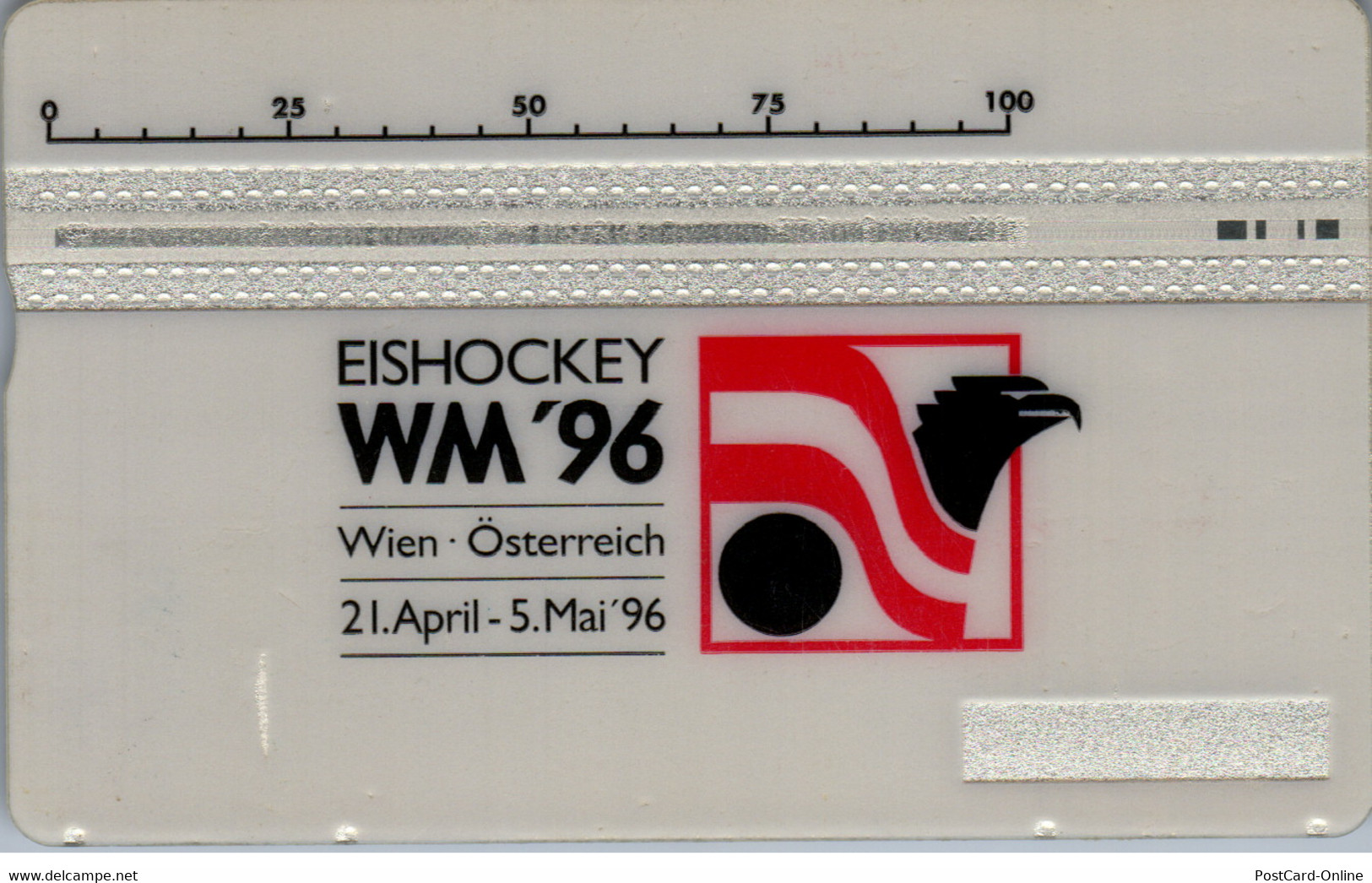 31982 - Österreich - Motiv Pinguin , Eishockey WM 96 , Hockey - Oesterreich