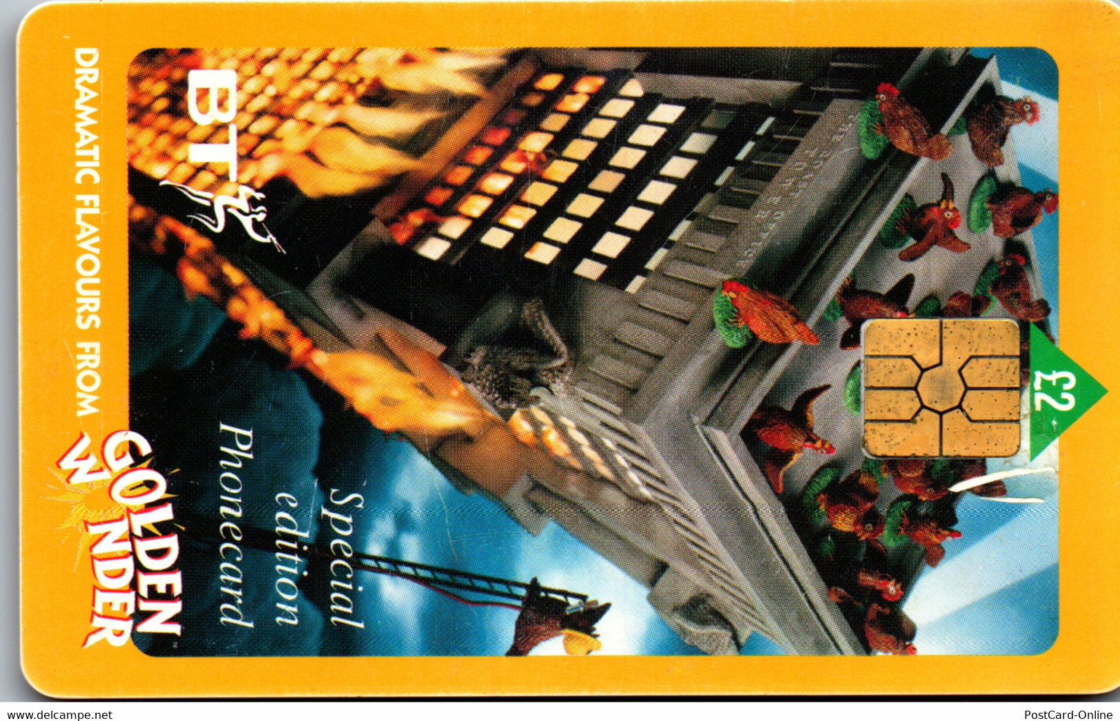 32033 - Großbritannien - BT , Golden Wonder , Special Edition Phonecard - BT Général