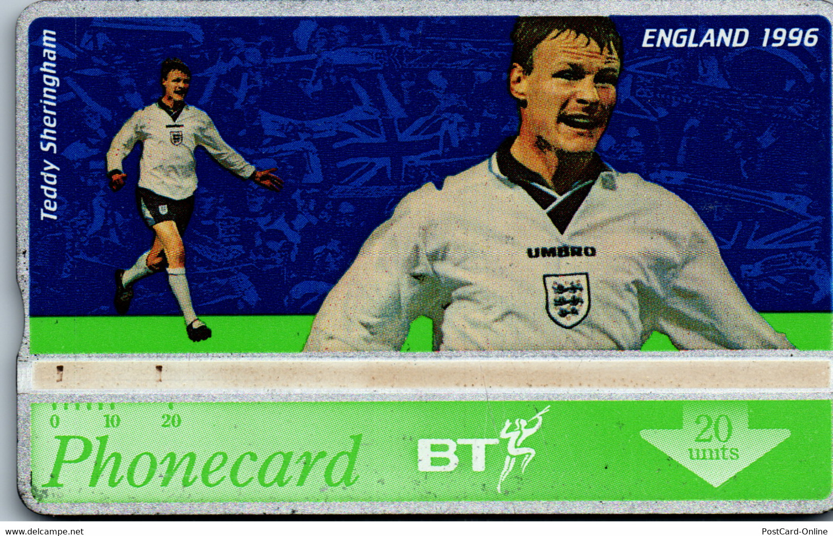 32052 - Großbritannien - BT , Teddy Sheringham , England 1996 , Football , Fußball - BT Algemene Uitgaven