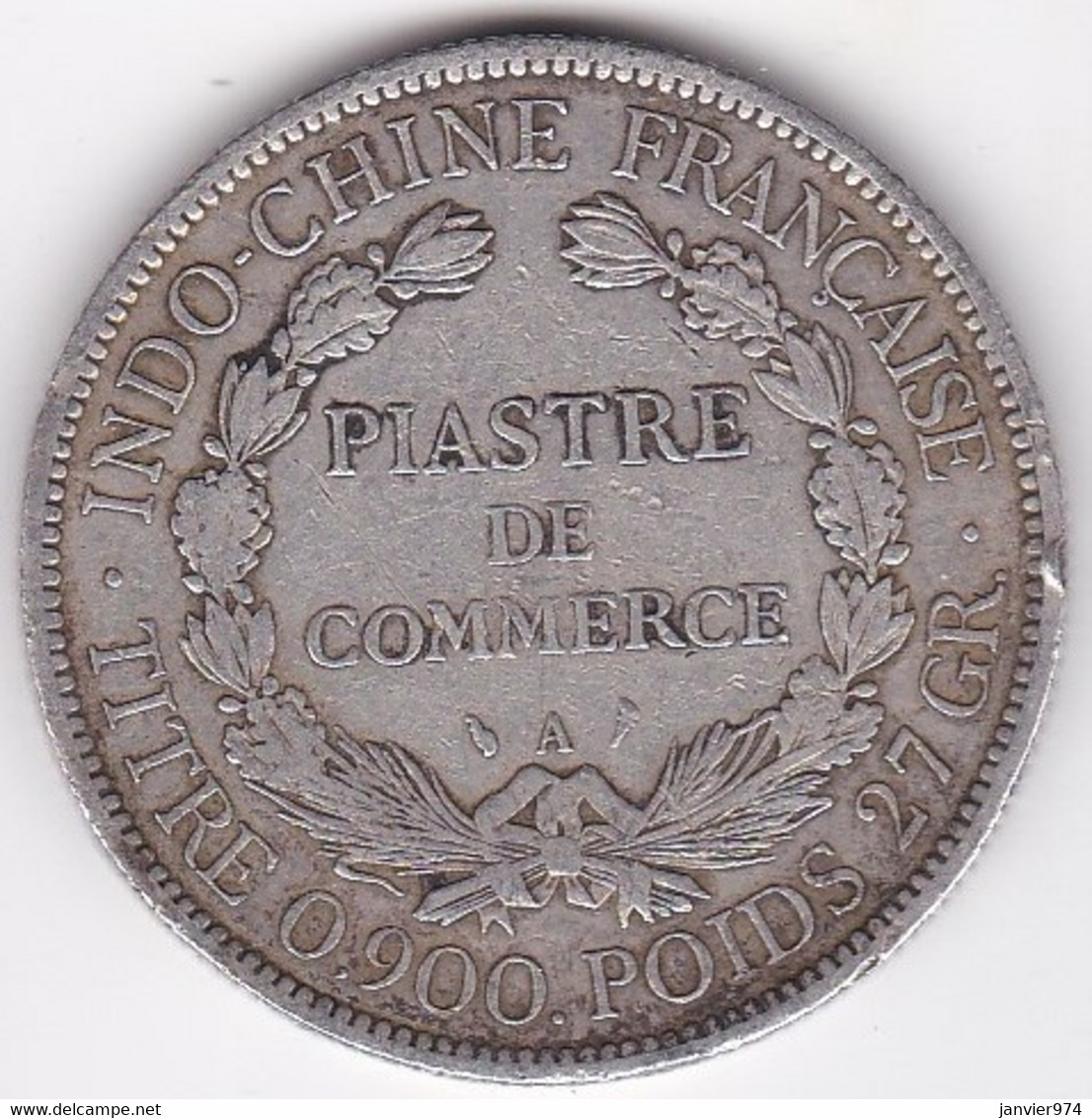 Indochine Française. 1 Piastre De Commerce 1899 A . En Argent , Lec 270 - French Indochina