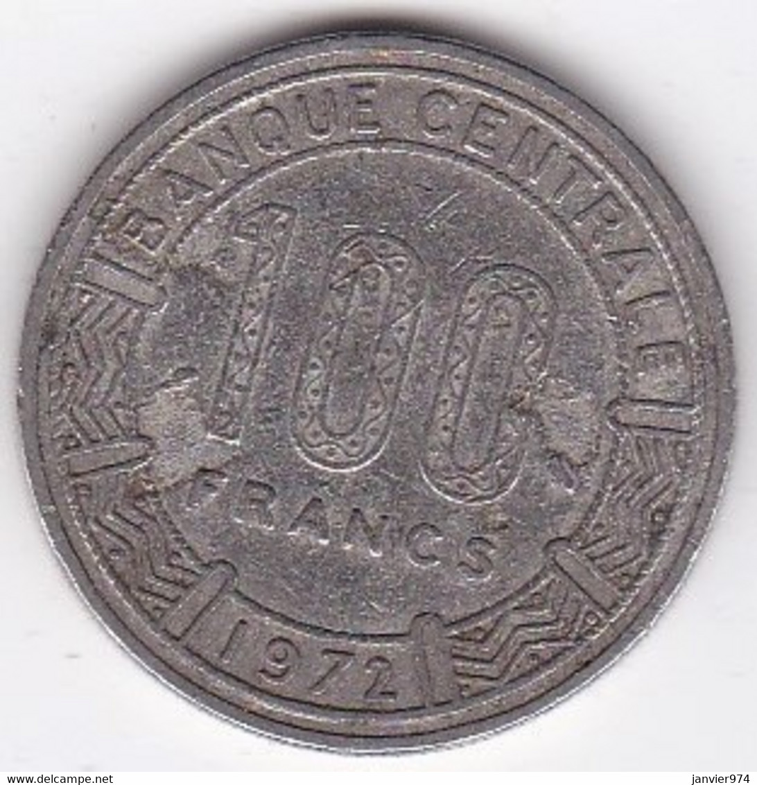 République Centrafricaine, 100 Francs 1972 , En Nickel, KM# 6 - Central African Republic