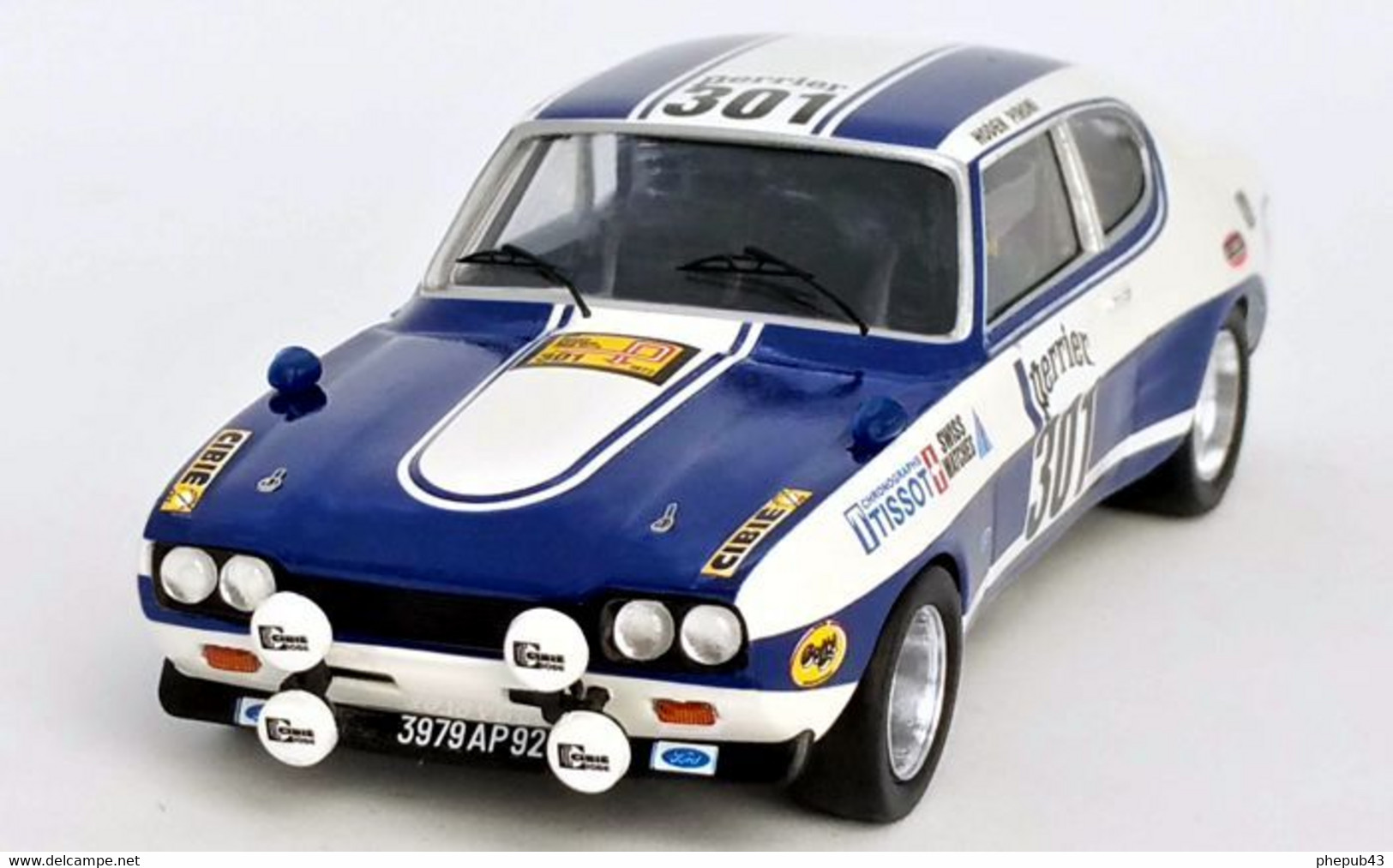 Ford Capri MK I 2600 RS - J. Hoden/Didier Pironi - Tour Auto 1972 #301 - Troféu - Trofeu