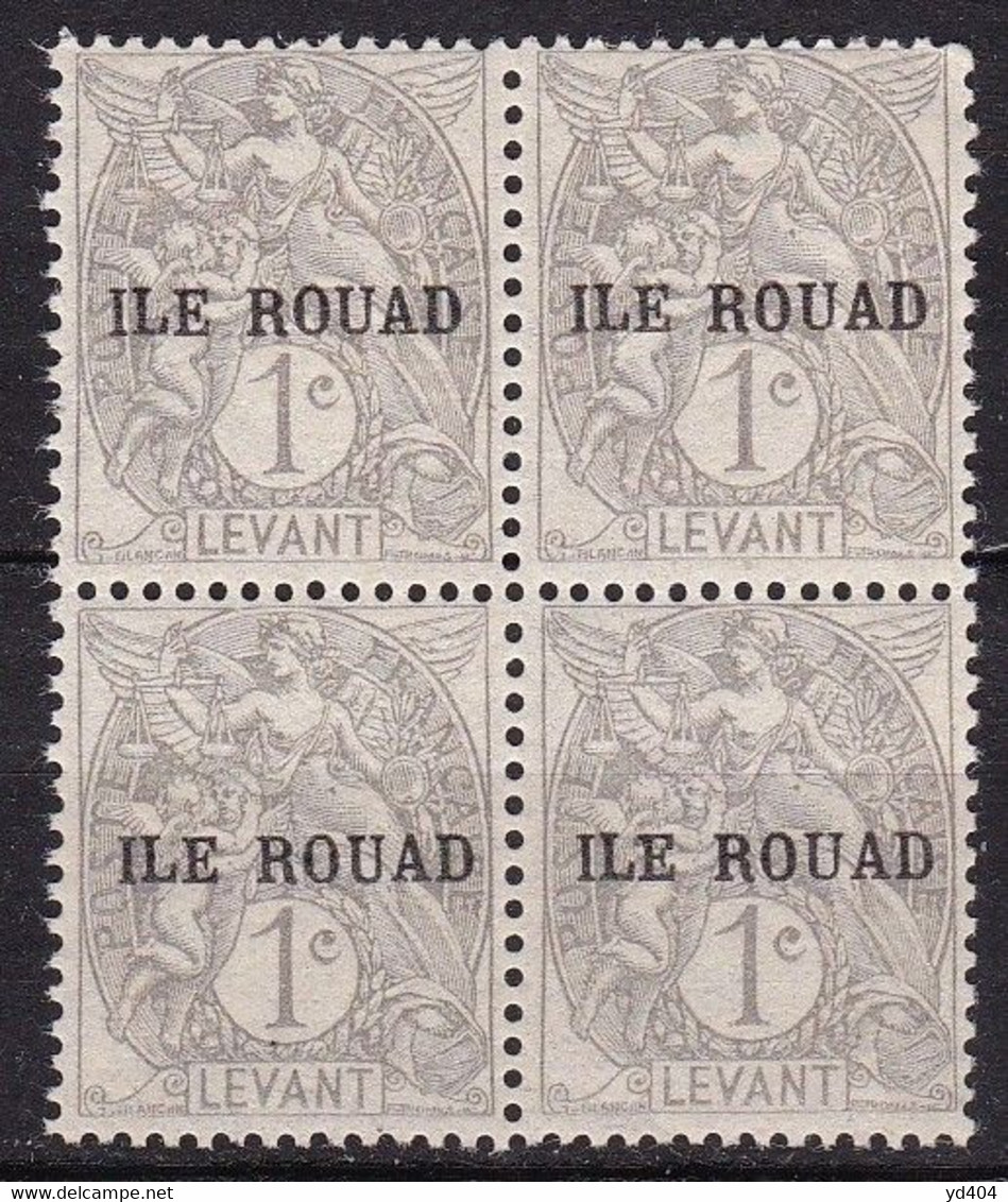 CF-RD-10B – FRENCH COLONIES – ROUAD – 1916 – Y&T # 4(X4) MNH 12 € - Unused Stamps