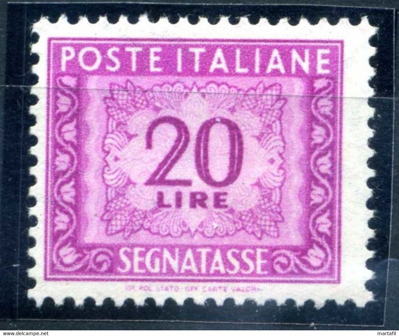 1947-54 Repubblica Italia Segnatasse TASSE N.106 * 20 Lire - Impuestos