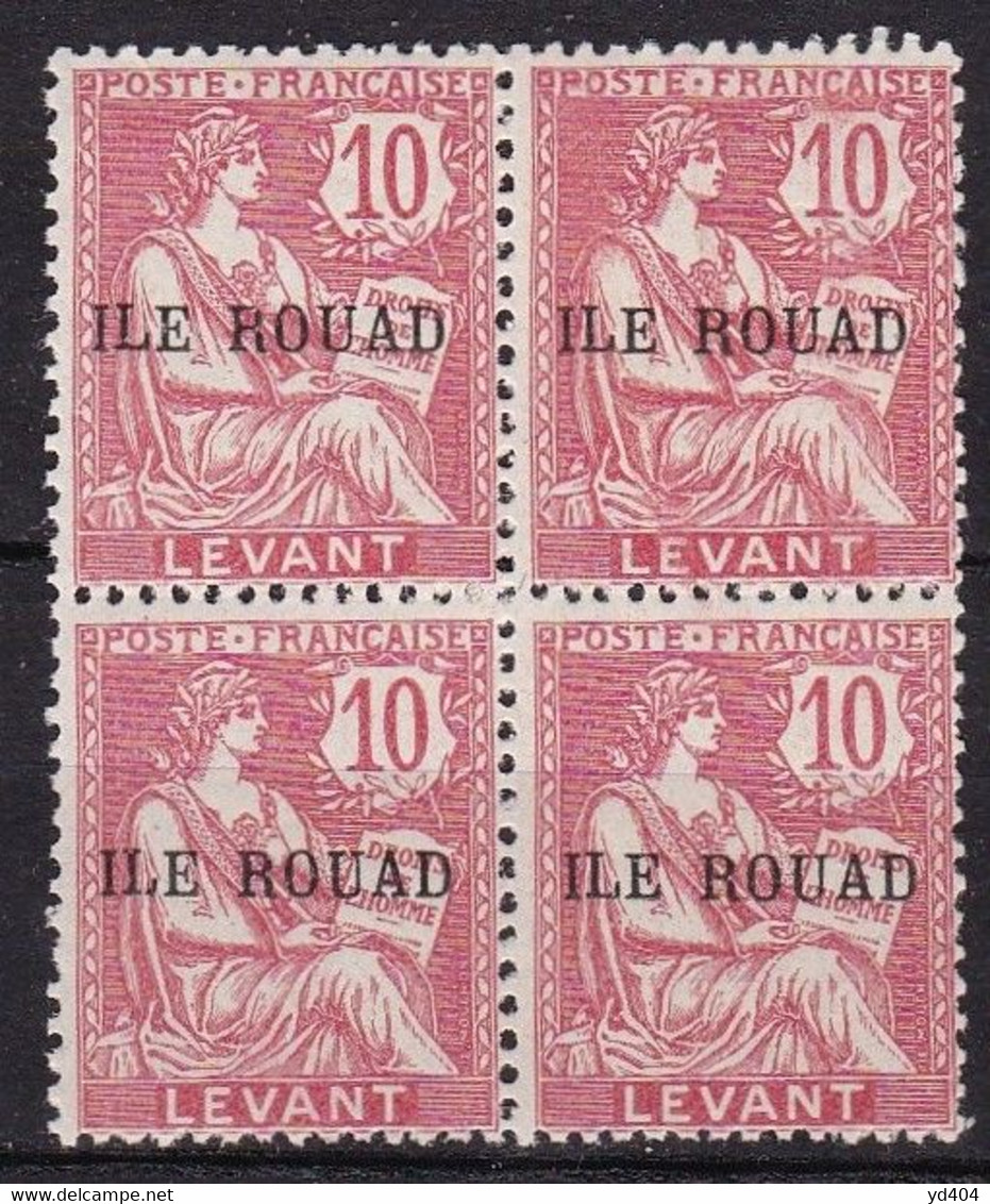 CF-RD-13 – FRENCH COLONIES – ROUAD – 1916 – Y&T # 8(X4) MNH 18 € - Ungebraucht