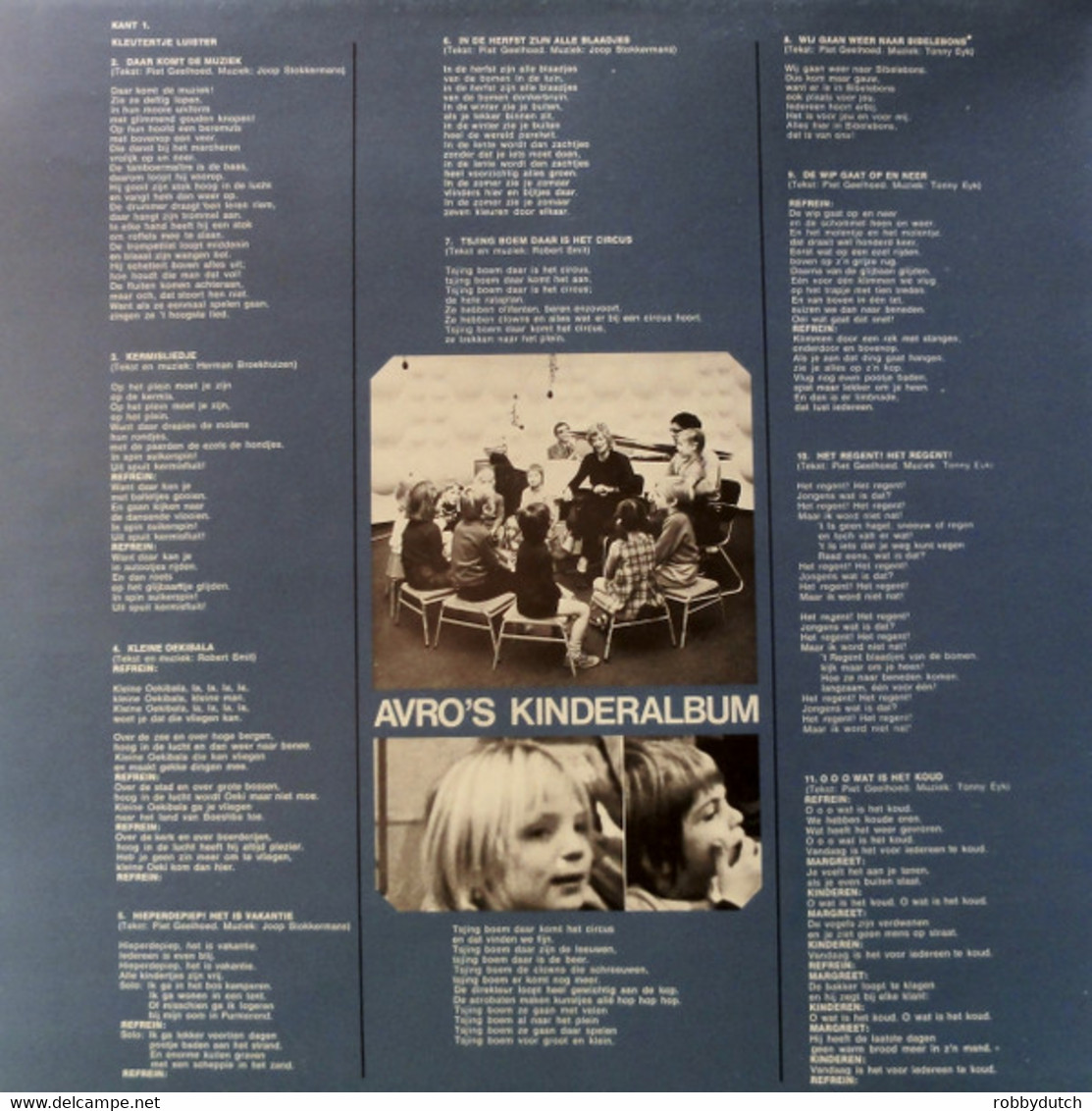 * LP *  HET AVRO KINDERALBUM MET KLEUTERTJE LUISTER EN BIBELE BONS (Holland 1977 EX!!!) - Enfants