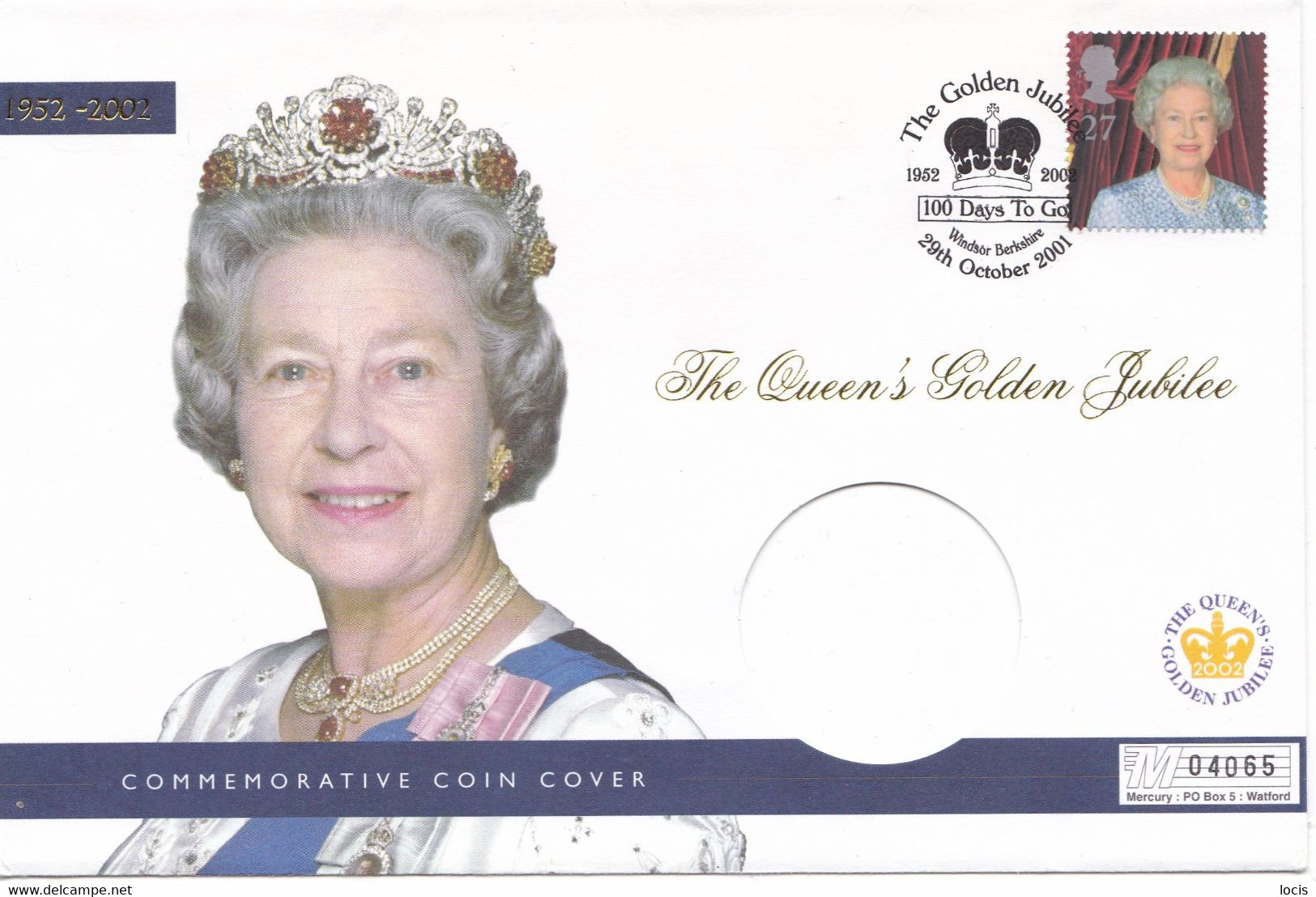 GREAT BRITAIN 2001 FDC - Queens Golden Jubilee - 2001-10 Ediciones Decimales