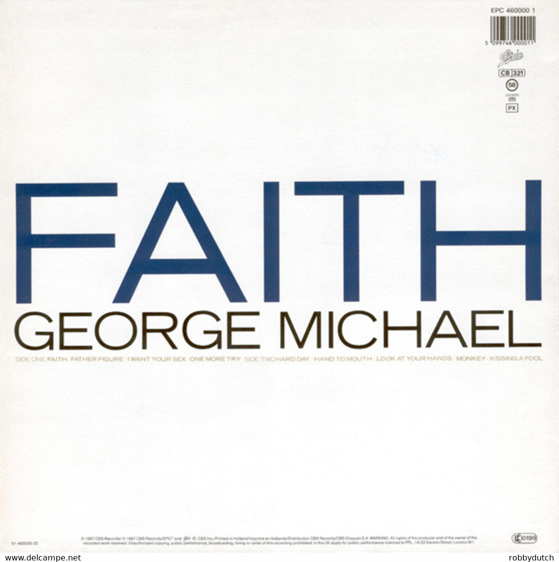 * LP *  GEORGE MICHAEL - FAITH (Yugoslavia 1987 - Soul - R&B