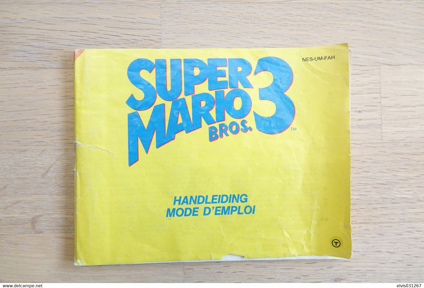 NINTENDO ENTERTAINMENT SYSTEM NES : SUPER MARIO BROS 3 WITH ORIGINAL MANUAL + CASE - BROTHERS - Nintendo (NES)