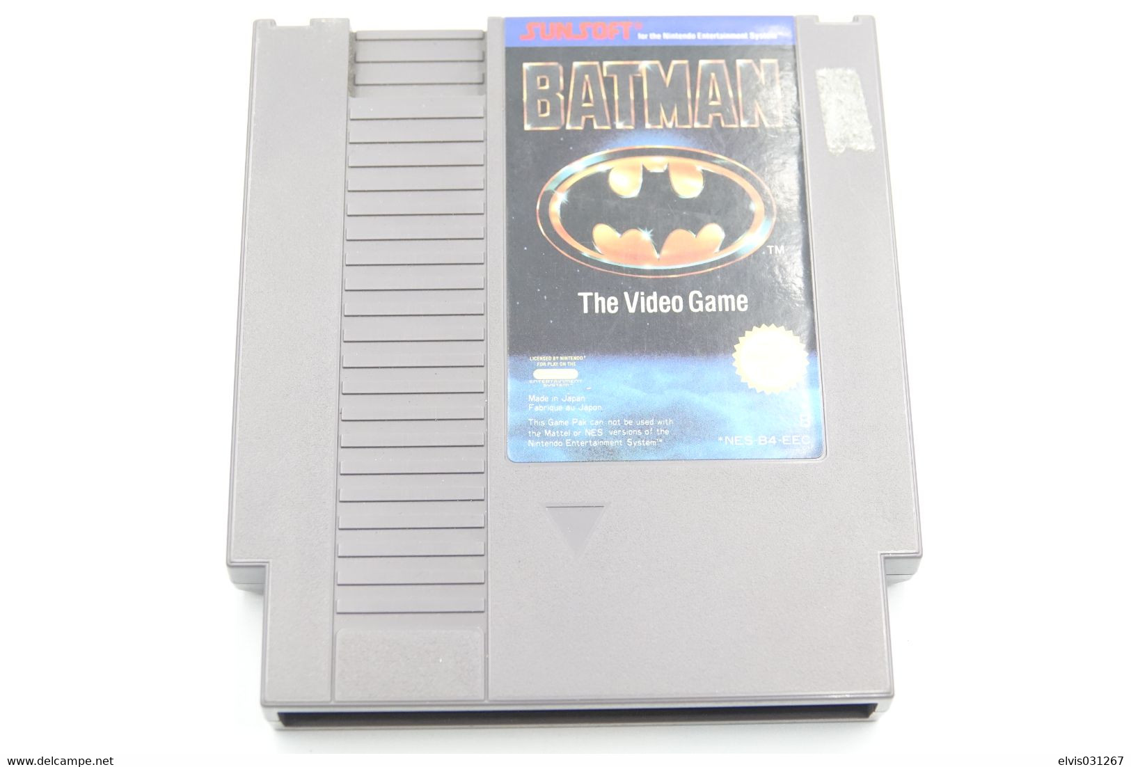 NINTENDO ENTERTAINMENT SYSTEM NES : BATMAN THE VIDEO GAME - Nintendo (NES)