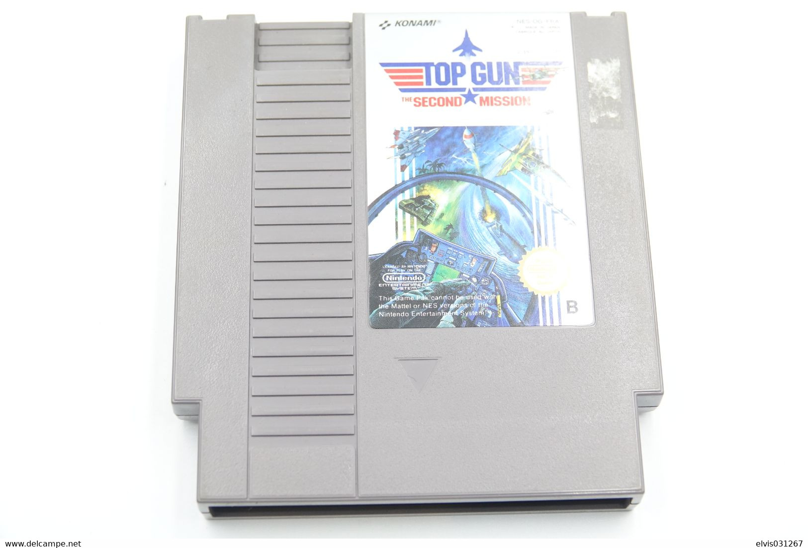 NINTENDO ENTERTAINMENT SYSTEM NES : TOP GUN THE SECOND MISSION - Nintendo (NES)