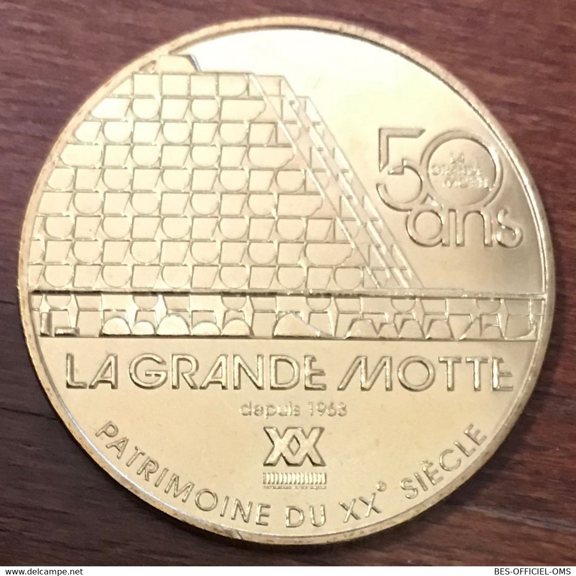 34 LA GRANDE MOTTE 50 ANS MDP 2018 MÉDAILLE SOUVENIR MONNAIE DE PARIS JETON TOURISTIQUE TOKENS MEDALS COINS - 2018