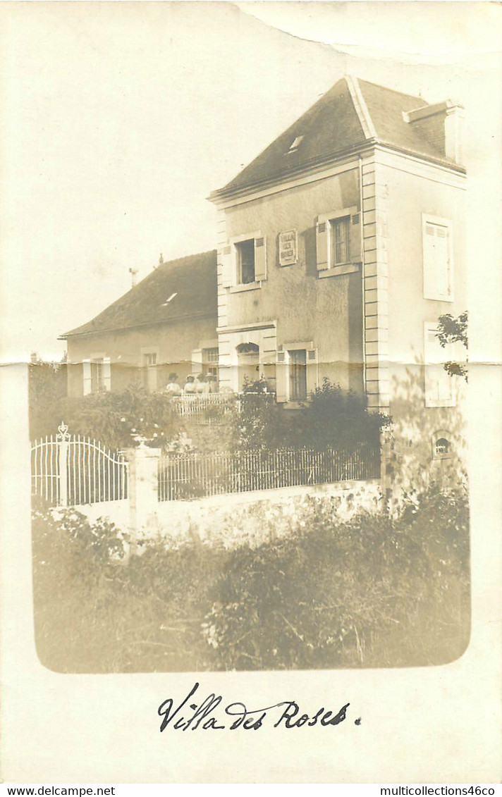 070422 - RARE CARTE PHOTO - 19 CUBLAC - Villa Des Roses - Sonstige & Ohne Zuordnung