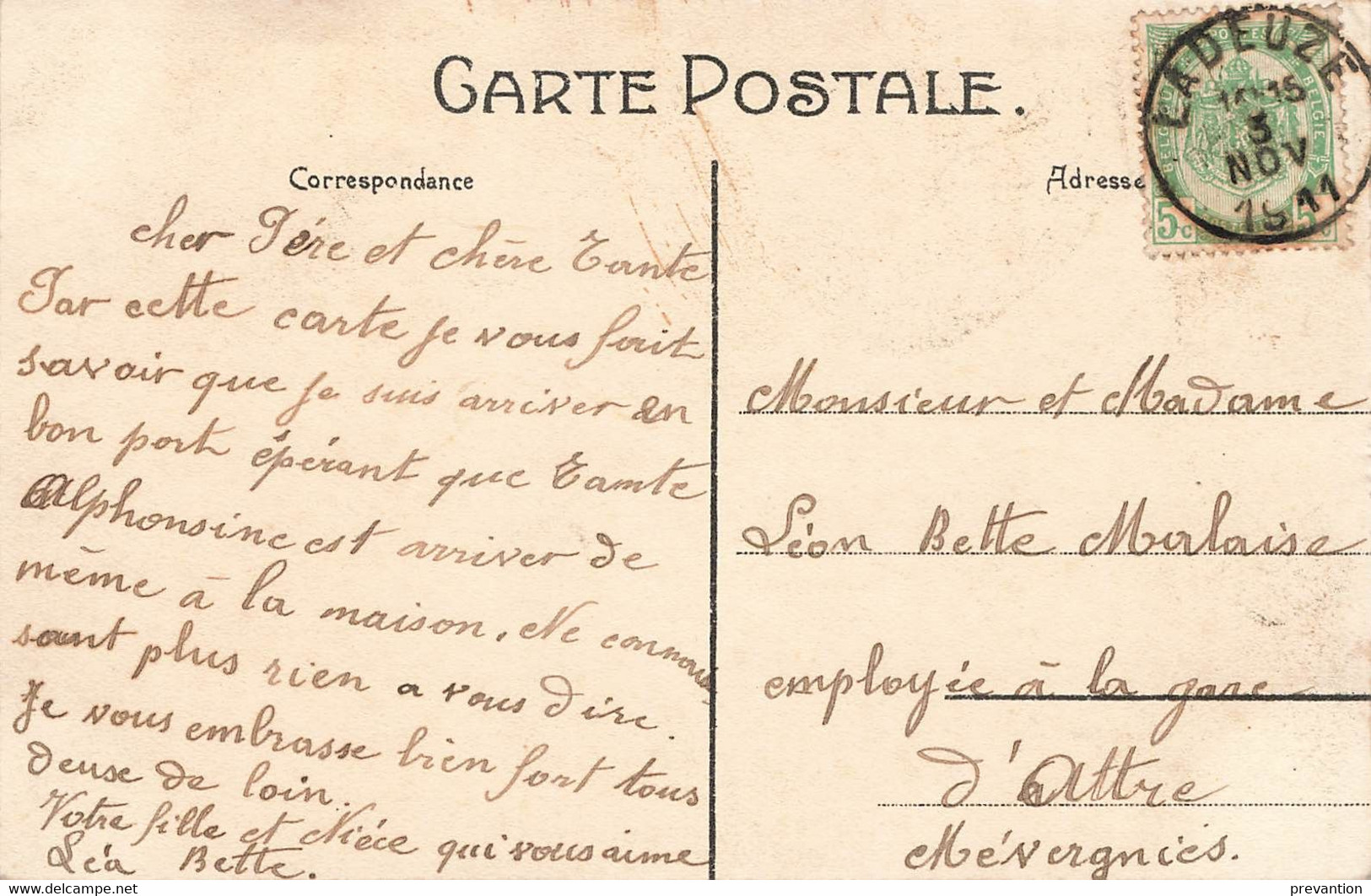 ATTRE - Le Château - Carte Circulé En 1911 - Brugelette