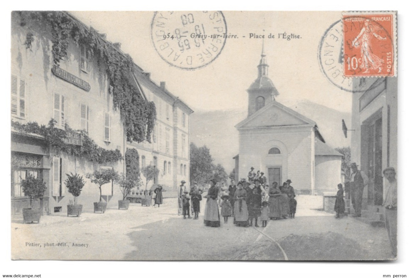 (32389-73) Grésy Sur Isère - Place De L'Eglise - Gresy Sur Isere