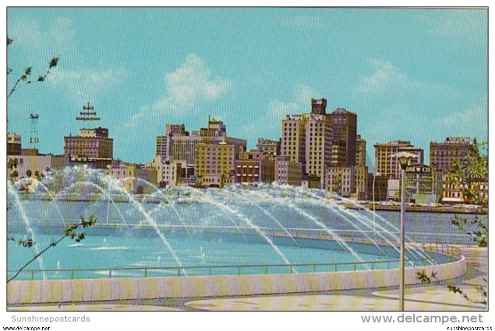 Florida Jacksonville Fountain Of Freindship At Dallas Thomas Park And Marina - Jacksonville