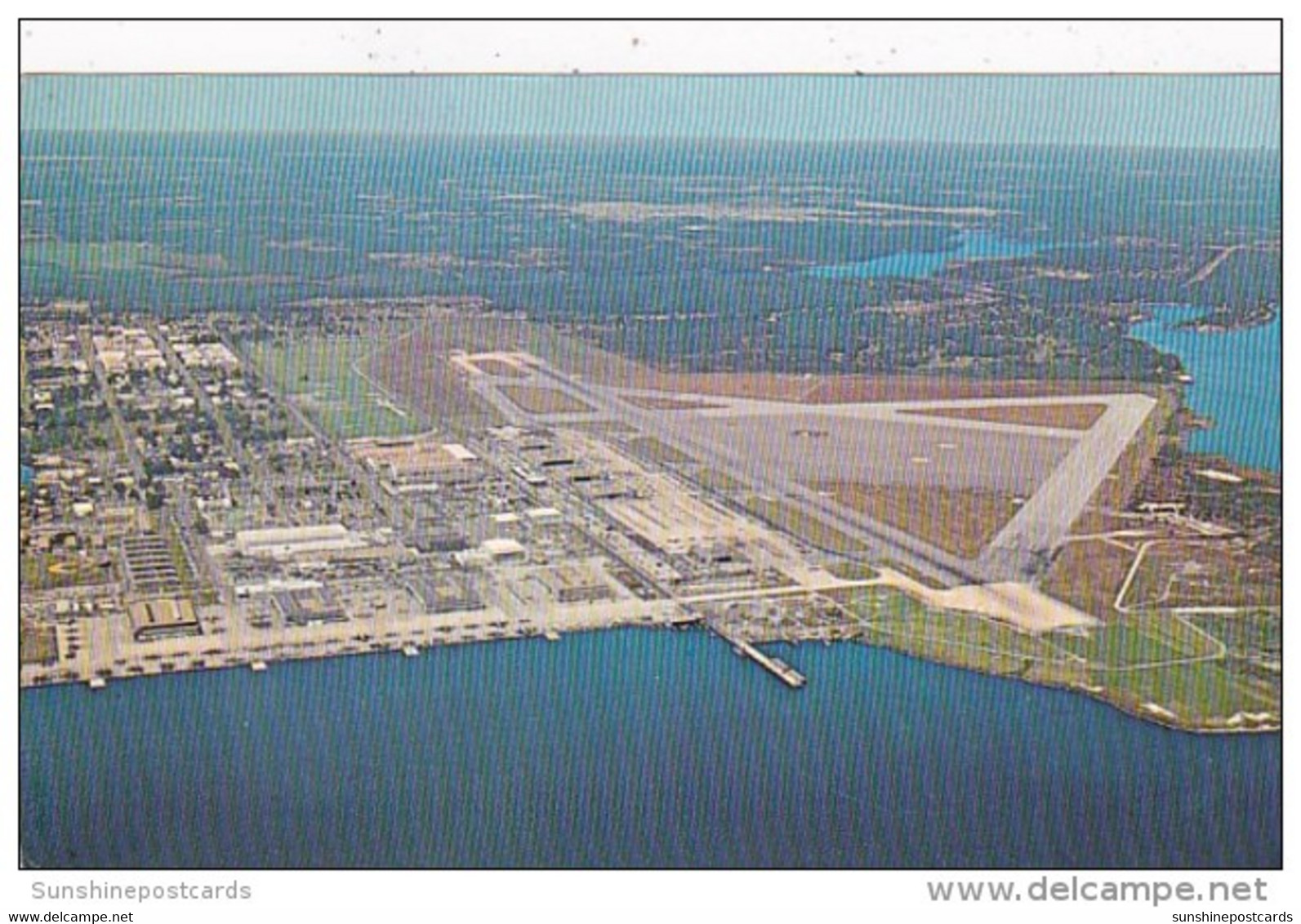 Florida Jacksonville Aerial View U S Naval Air Station - Jacksonville