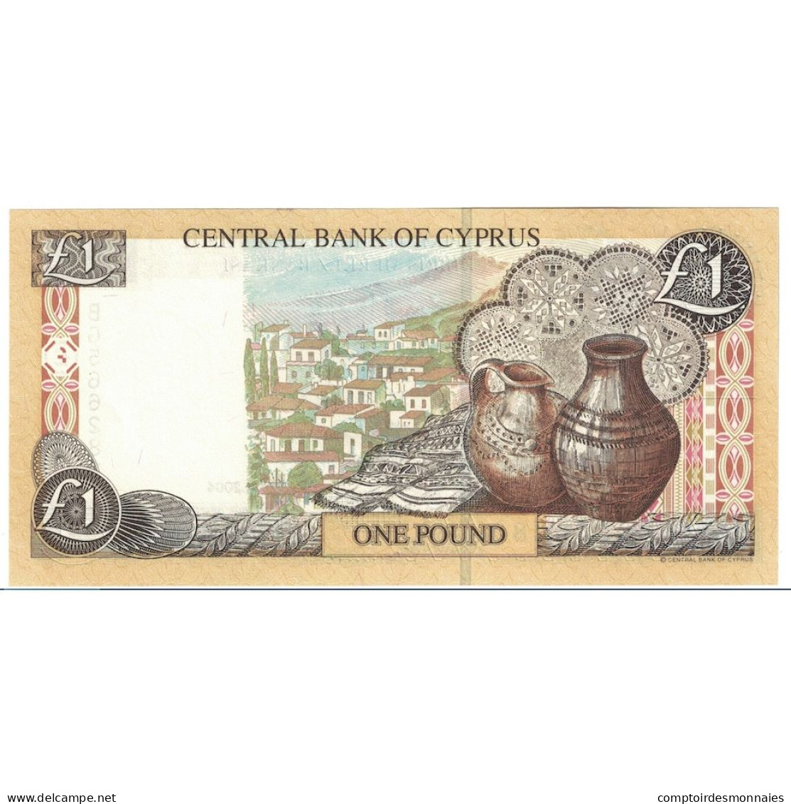 Billet, Chypre, 1 Pound, 2004, 2004-04-01, KM:60d, NEUF - Cyprus
